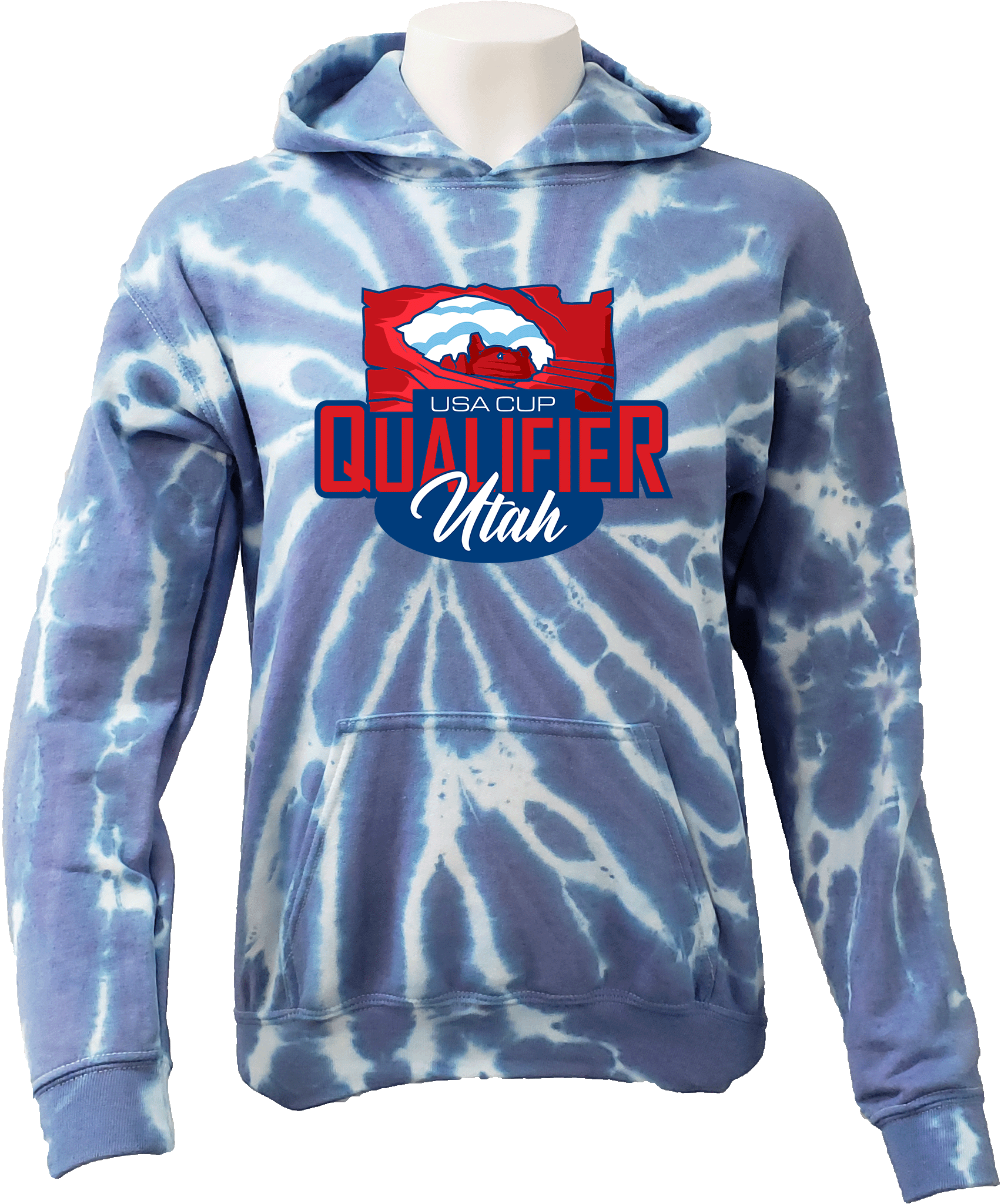 Tie-Dye Hoodies - 2024 USA CUP Qualifier Utah