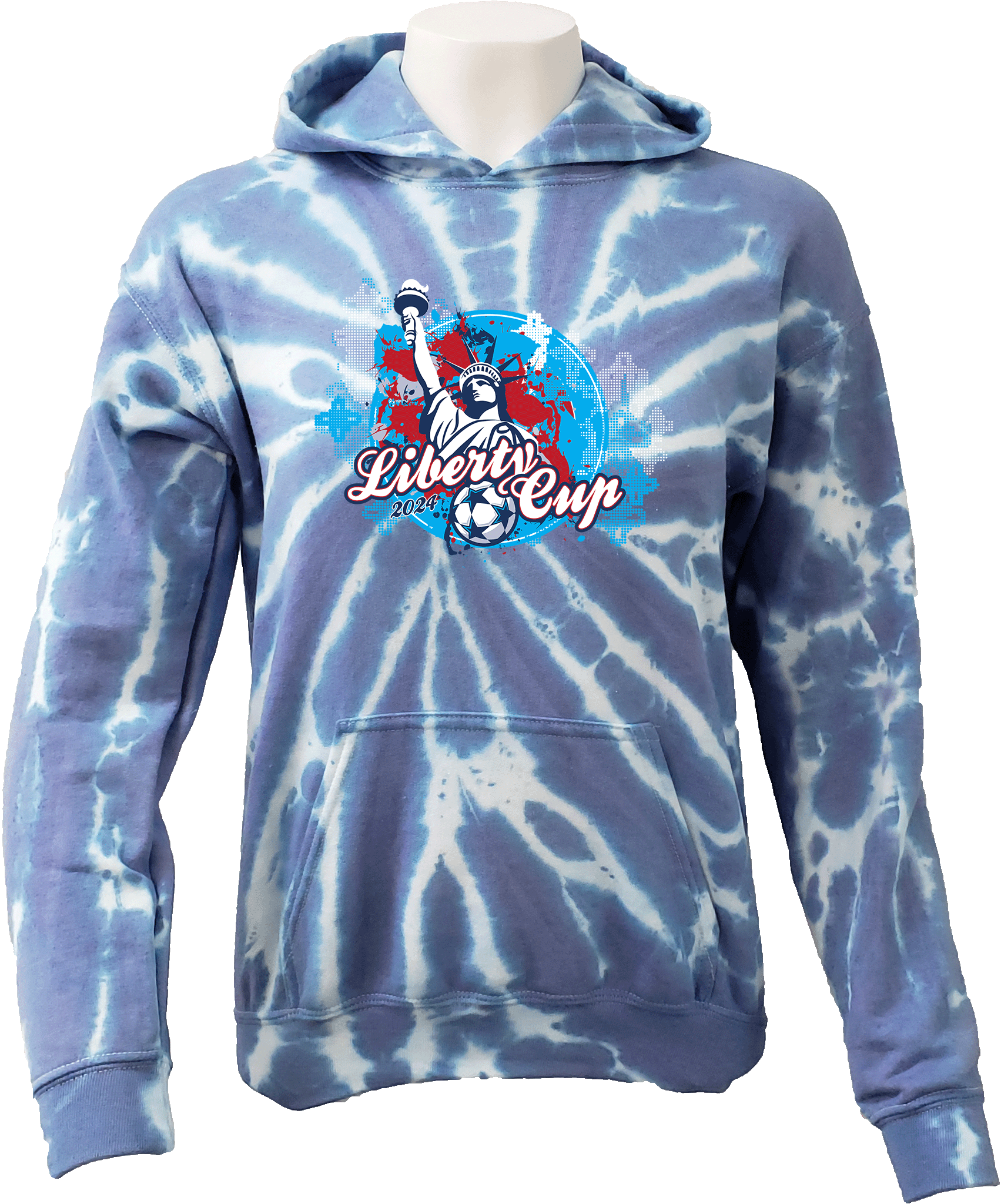 Tie-Dye Hoodies - 2024 Liberty Cup