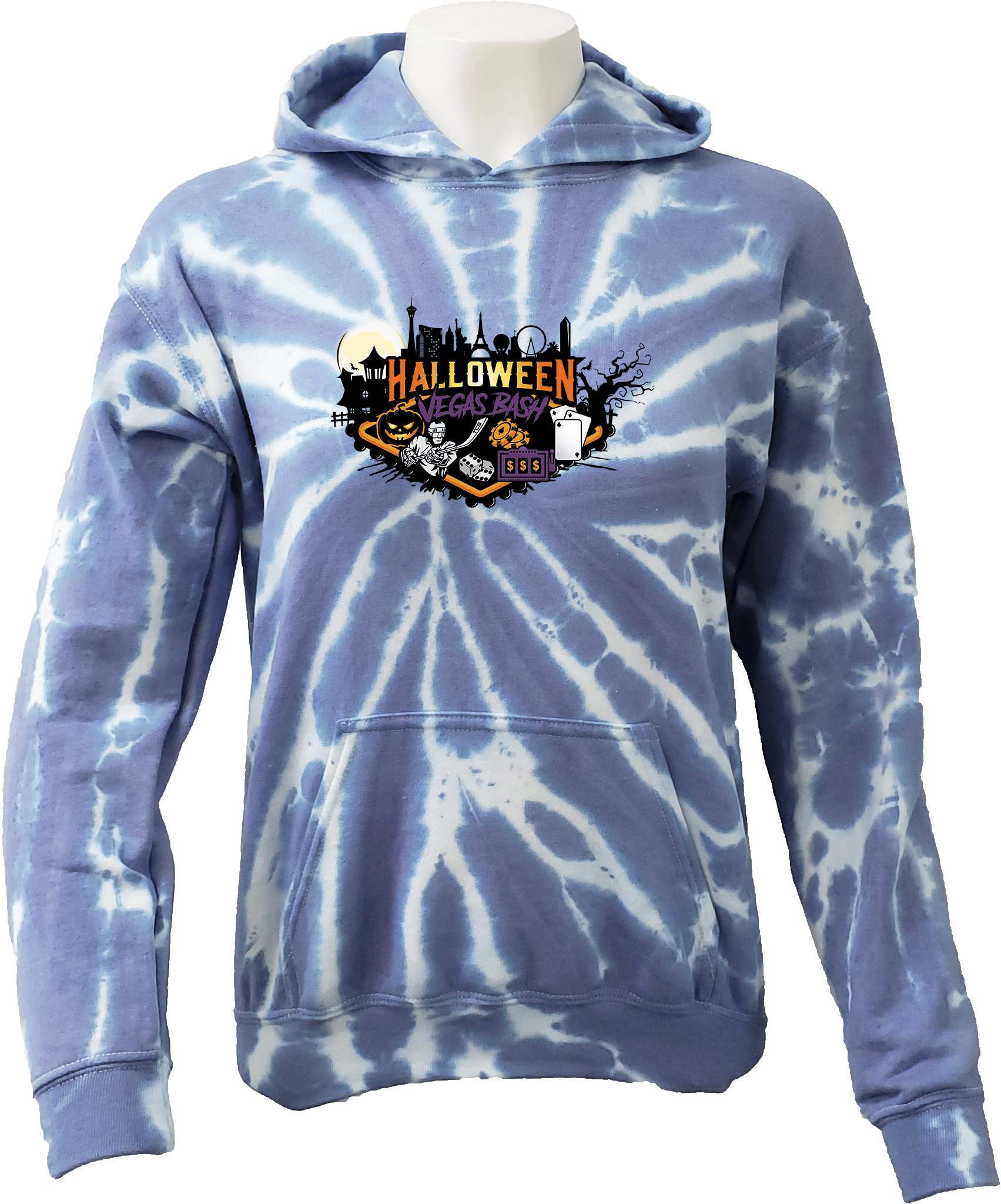 Tie-Dye Hoodies - 2023 Halloween Vegas Bash