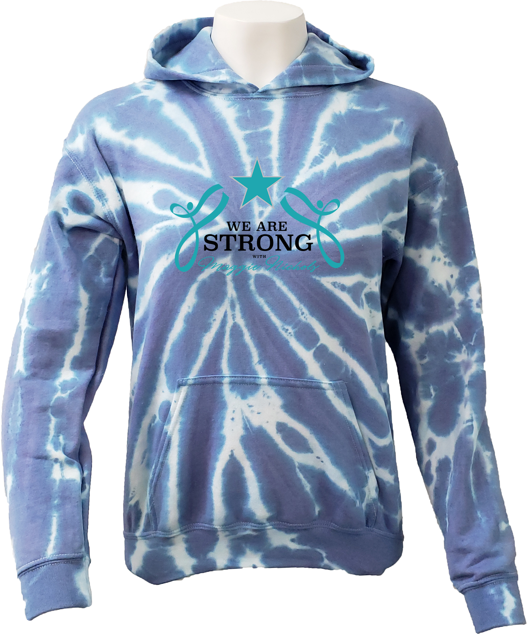 Tie-Dye Hoodies - 2024 We Are Strong with Maggie Nichols