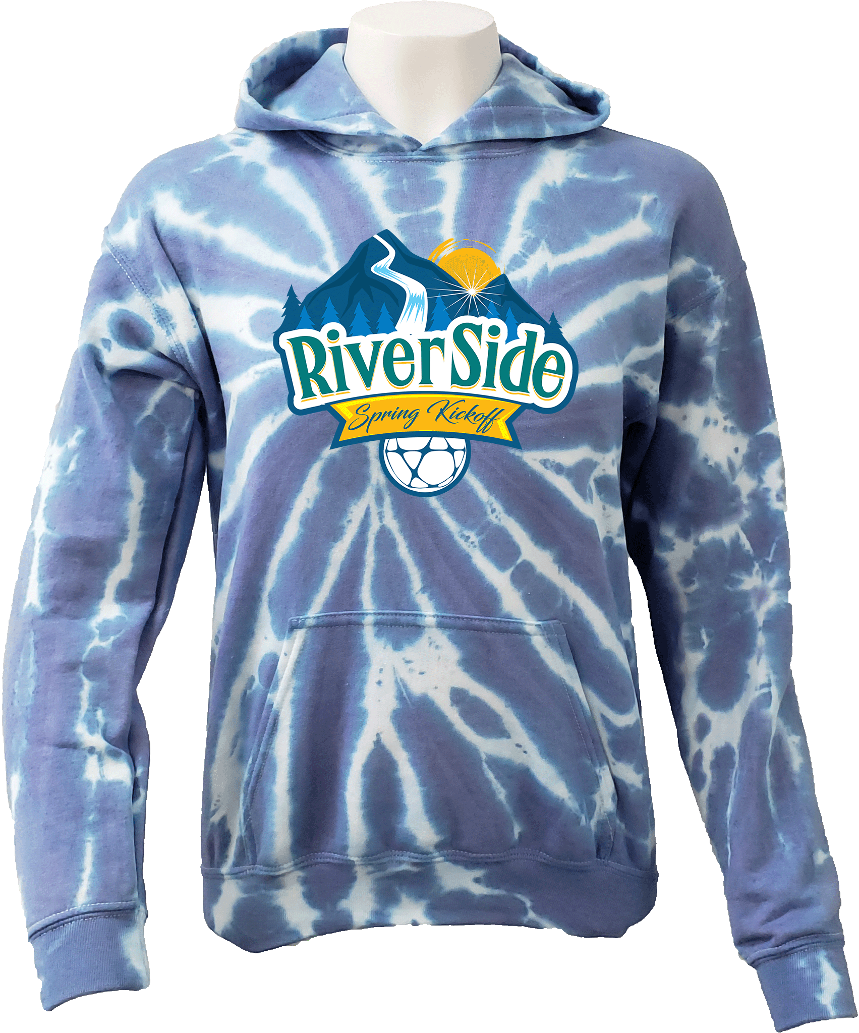 Tie-Dye Hoodies - 2024 Riverside Spring Kickoff