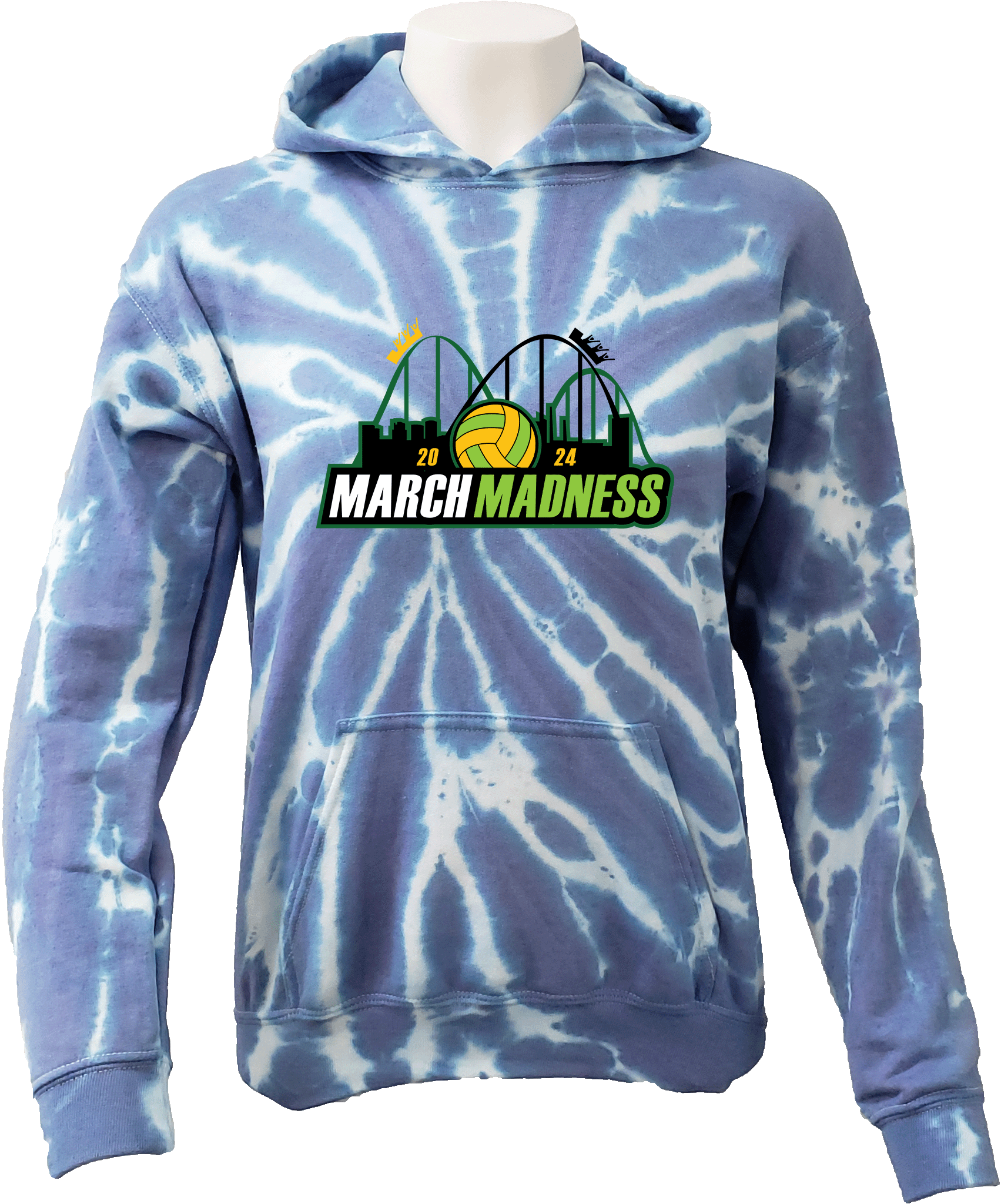 Tie-Dye Hoodies - 2024 March Madness
