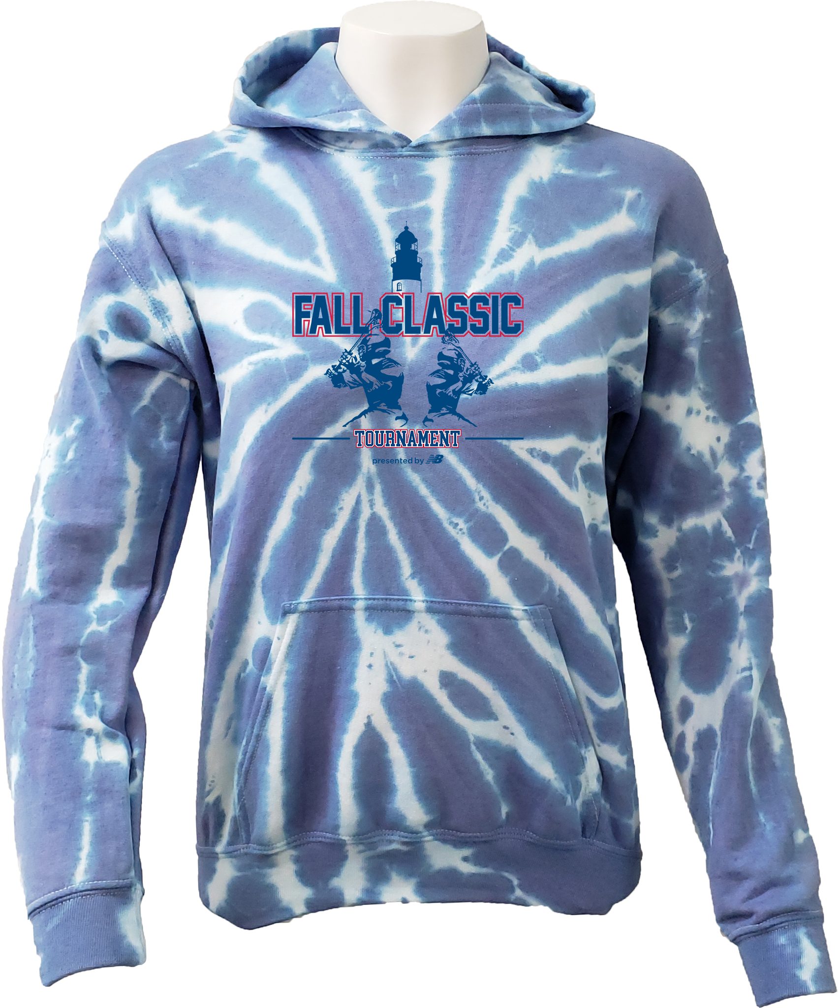 Tie-Dye Hoodies - 3D NE Fall Classic Showcase 2023