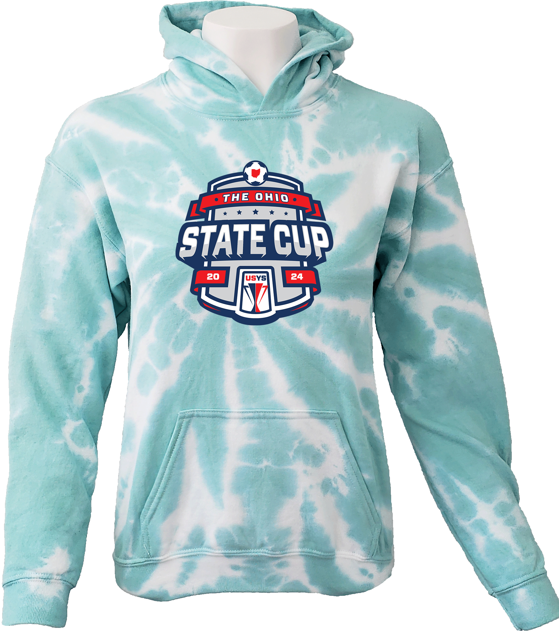 Tie-Dye Hoodies - 2024 USYS OH State Cup