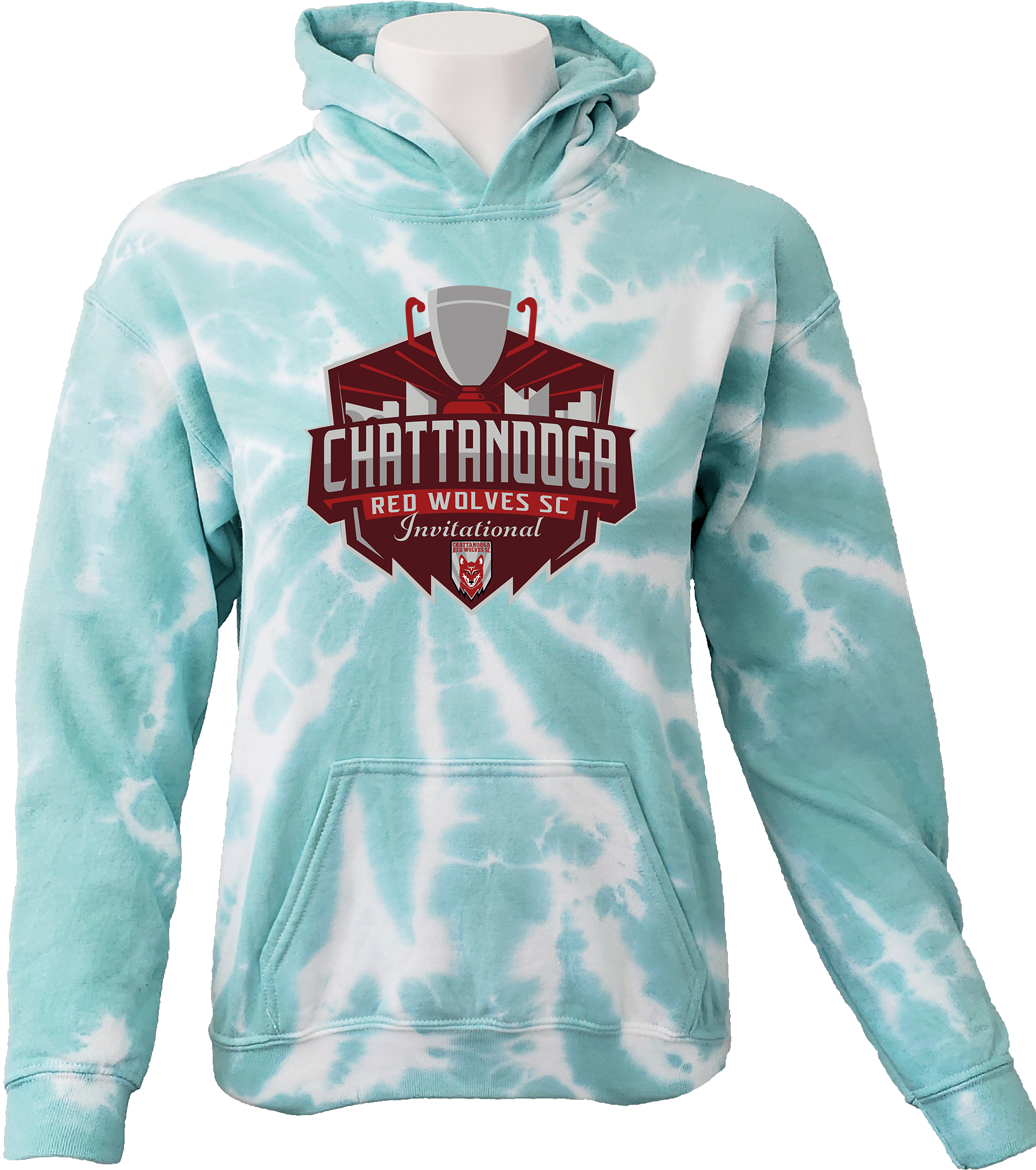 Tie-Dye Hoodies - 2024 Red Wolves Invitational