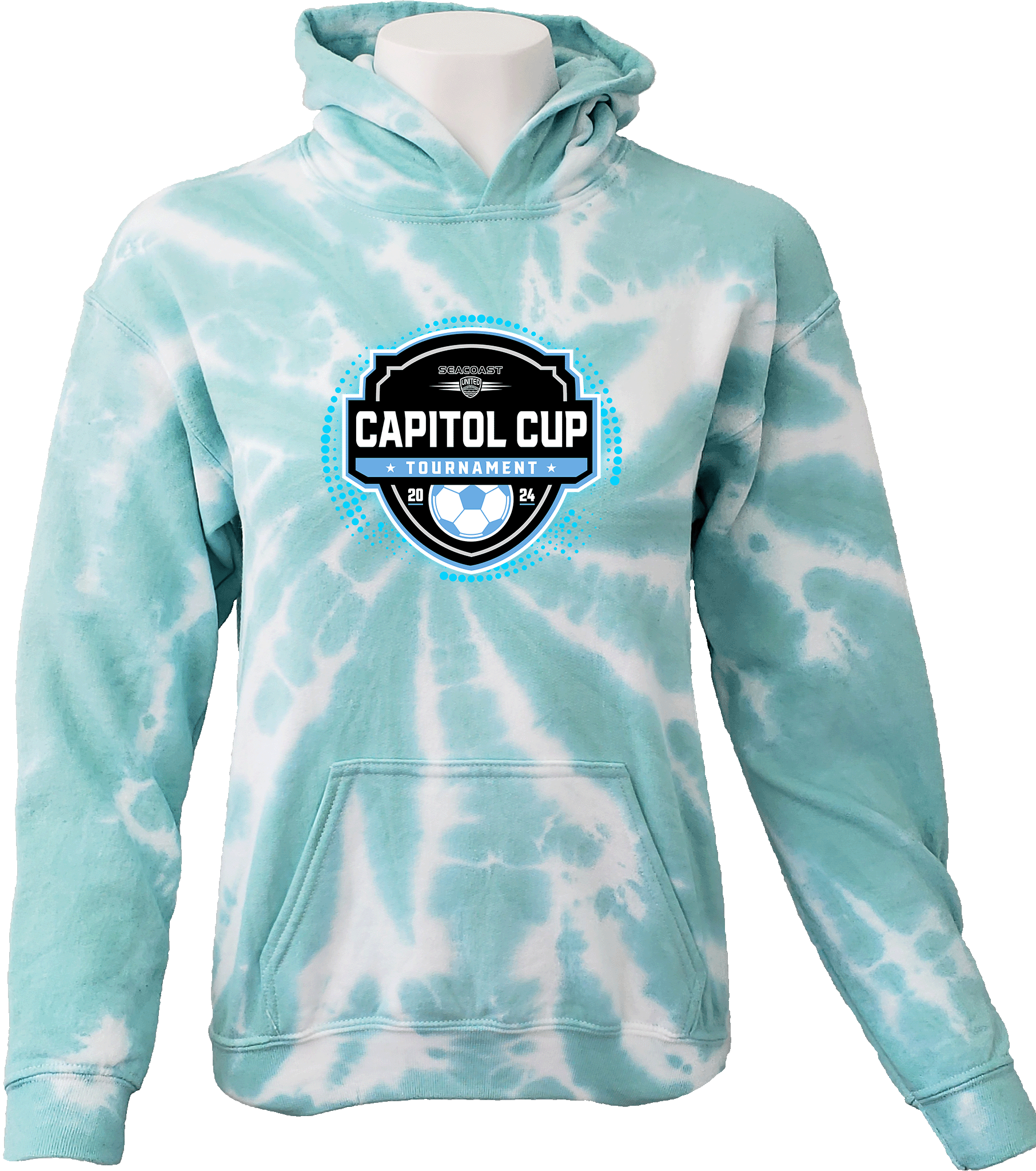 Tie-Dye Hoodies - 2024 Seacoast Capitol Cup Tournament