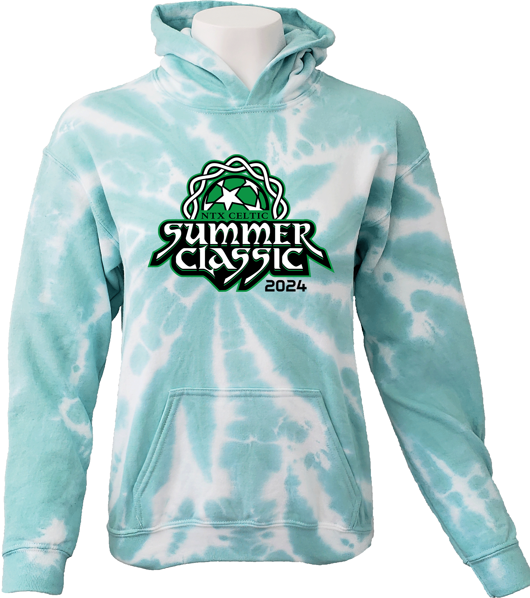 Tie-Dye Hoodies - 2024 NTX Celtic Summer Classic