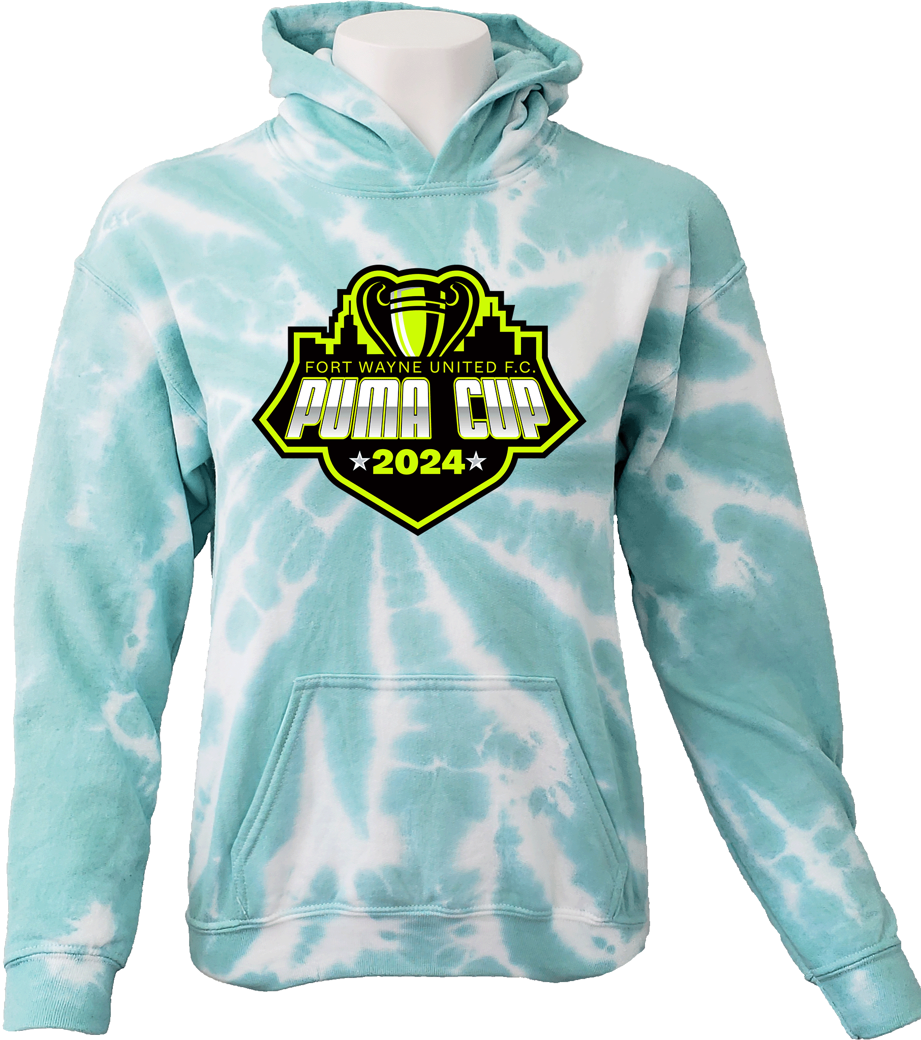 Tie-Dye Hoodies - 2024 Fort Wayne United Puma Cup