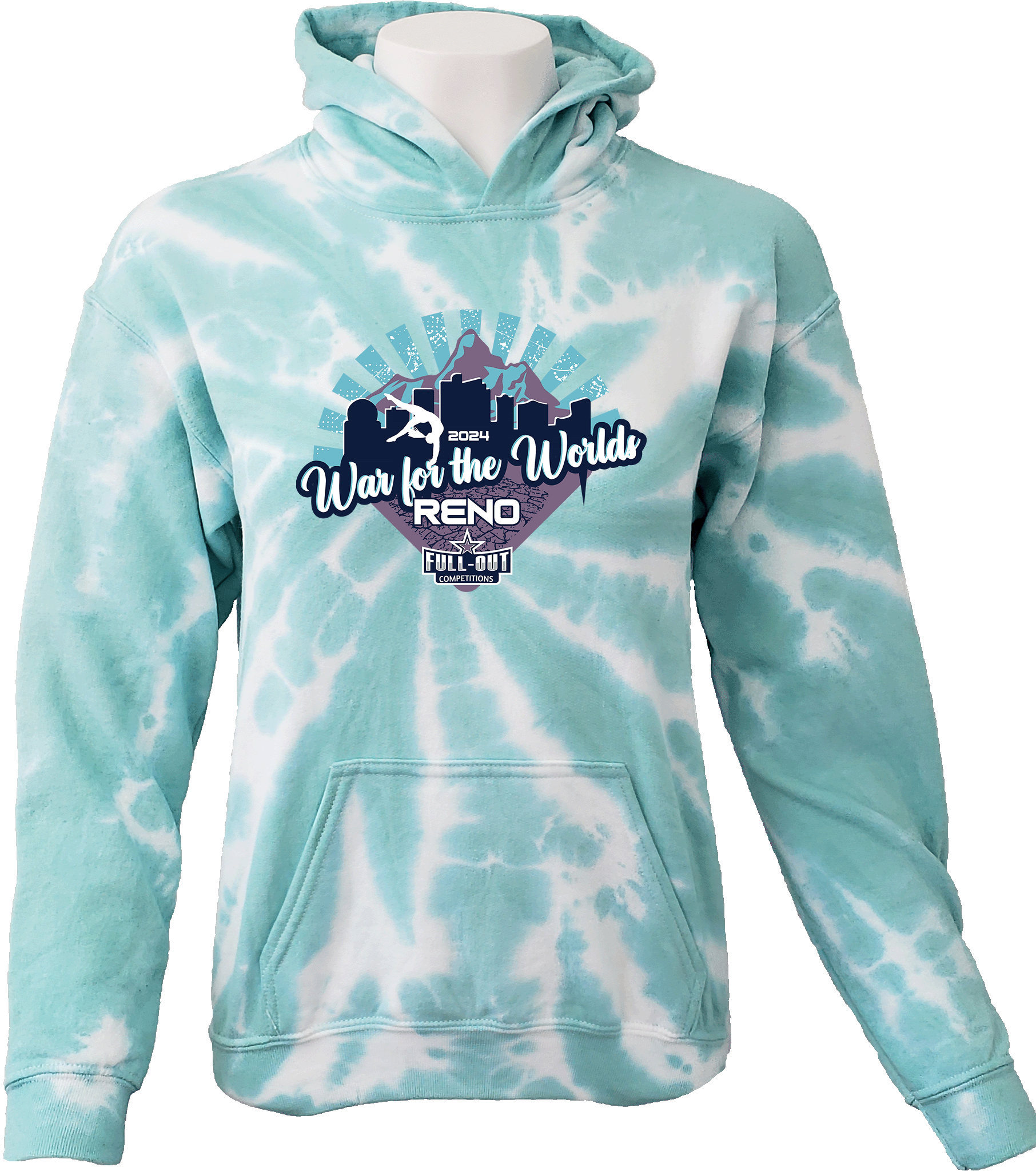 Tie-Dye Hoodies - 2024 War For The Worlds Reno