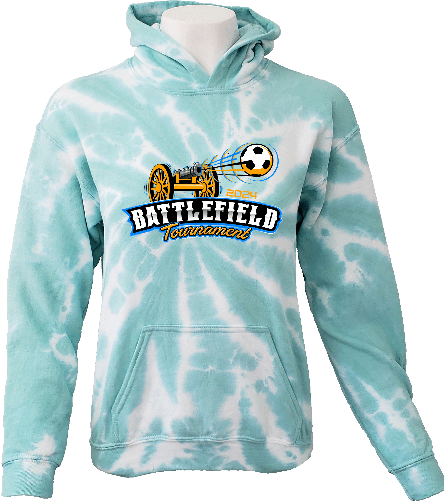 Tie-Dye Hoodies - 2024 Battlefield Tournament