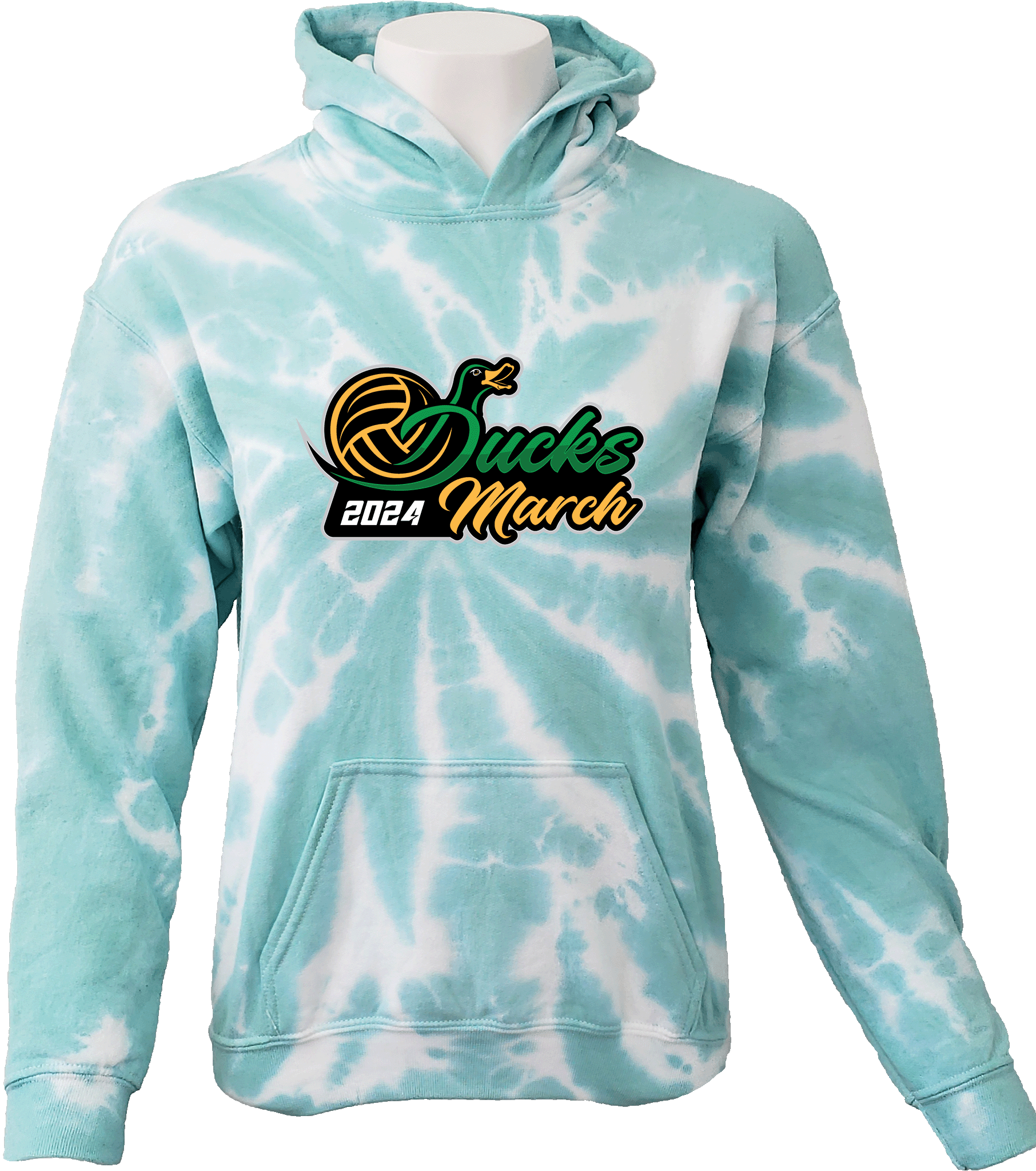 Tie-Dye Hoodies - 2024 Ducks March