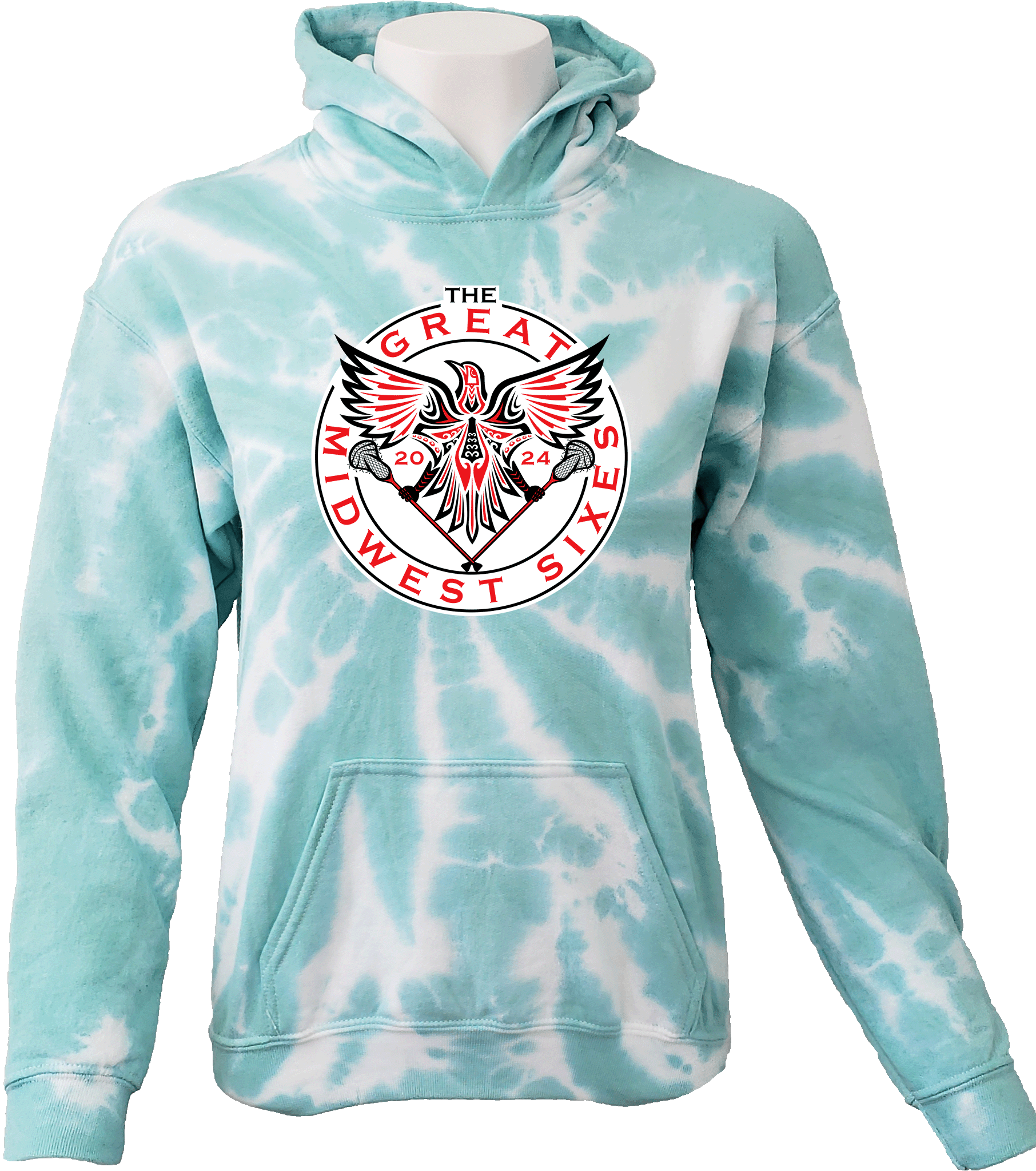 Tie-Dye Hoodies - 2024 The Great Midwest Sixes