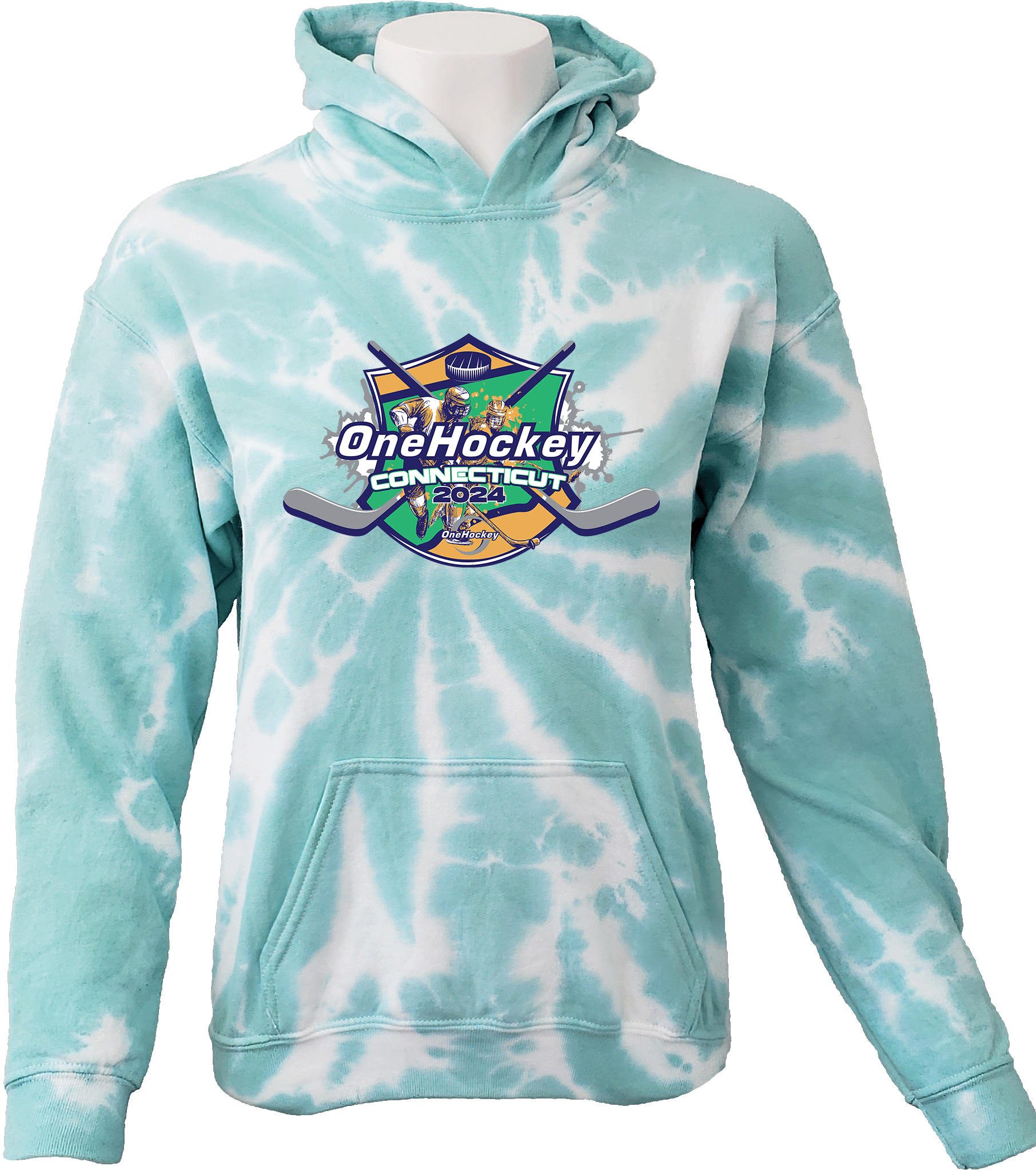 Tie-Dye Hoodies - 2024 OneHockey Connecticut