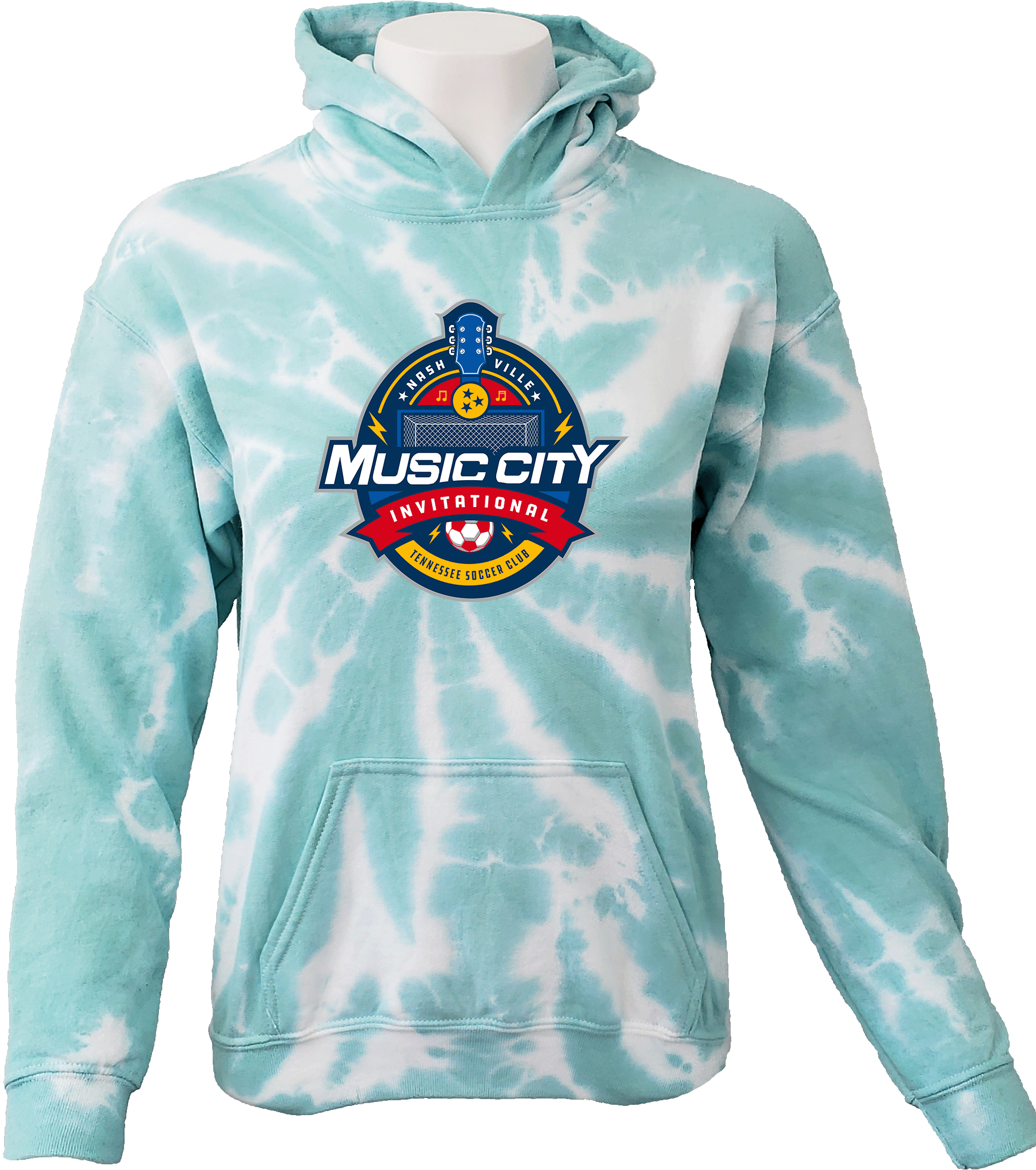 Tie-Dye Hoodies - 2024 Music City Invitational