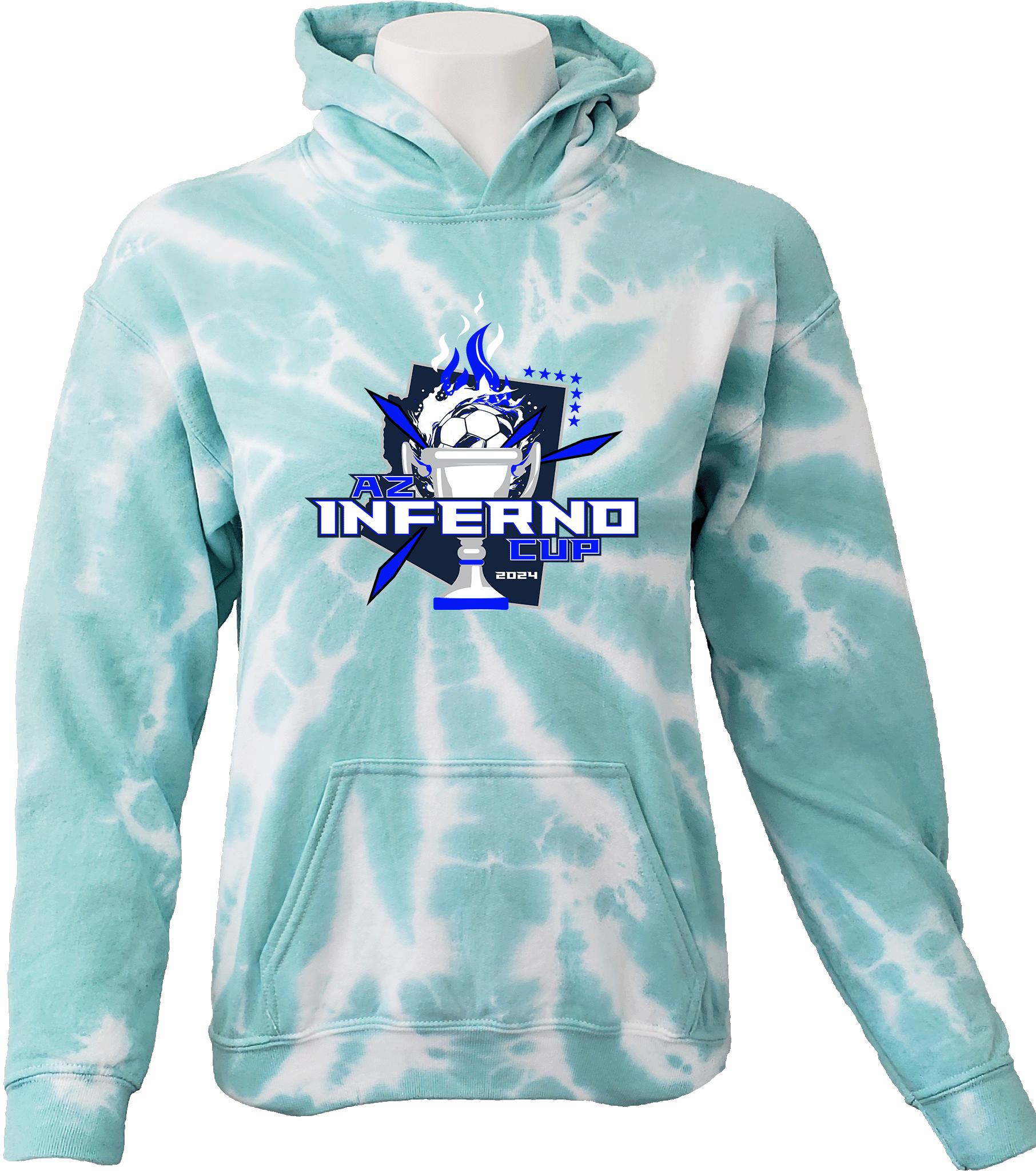 Tie-Dye Hoodies - 2024 AZ Inferno Cup