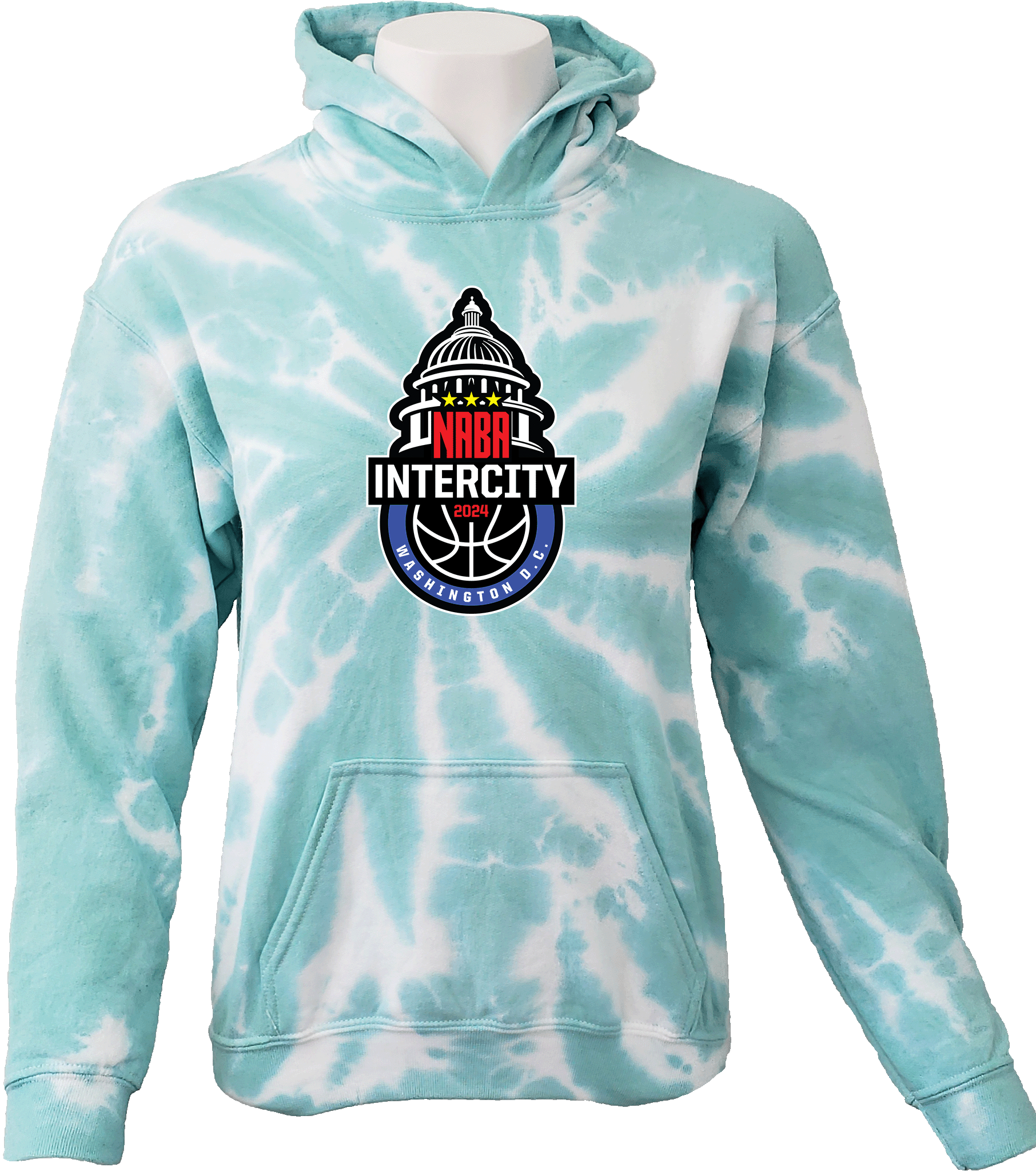 Tie-Dye Hoodies - 2024 35th Naba Intercity Basketball and Volleyball Tournament DC