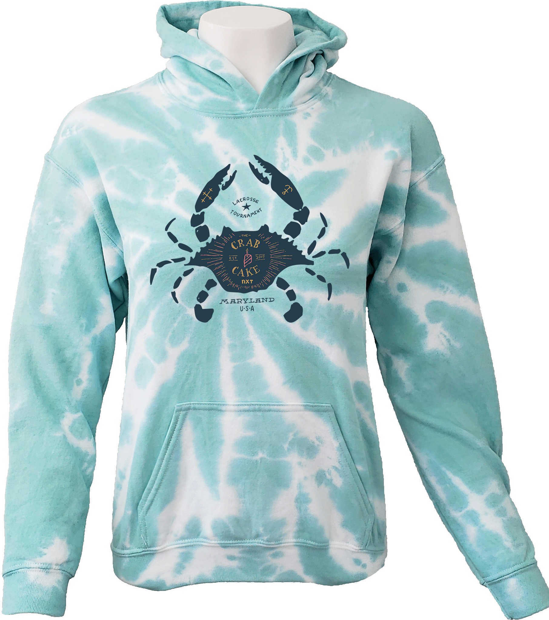 Tie-Dye Hoodies - 2024 Crab Cake