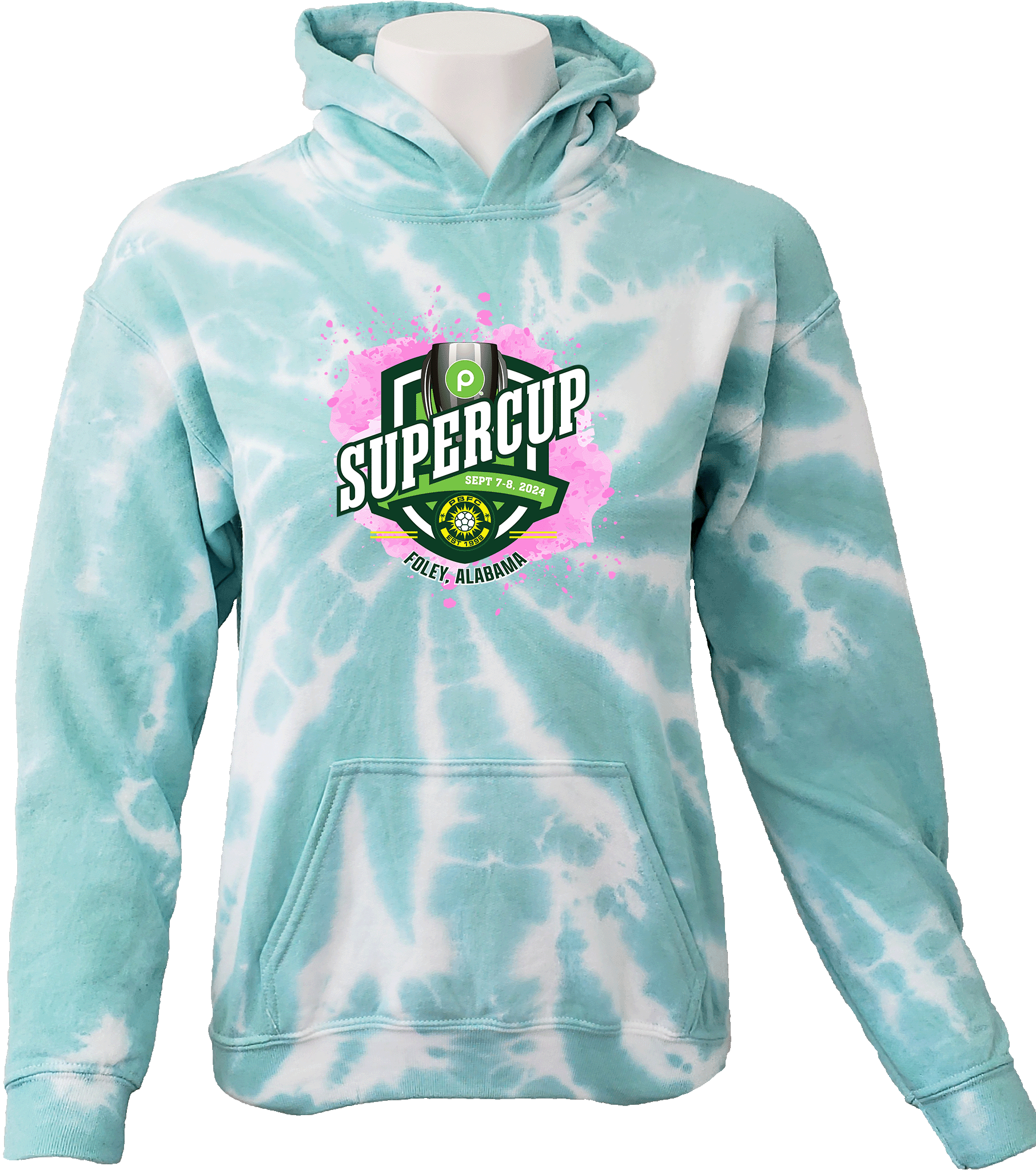 Tie-Dye Hoodies - 2024 Publix SuperCup (Girls)