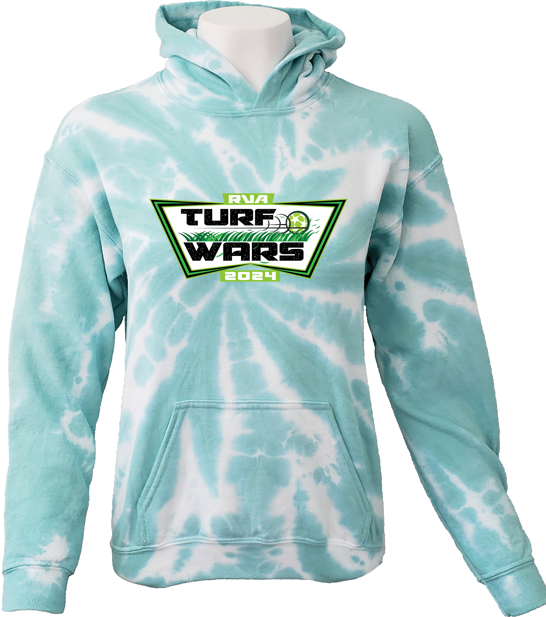 Tie-Dye Hoodies - 2024 RVA Turf Wars