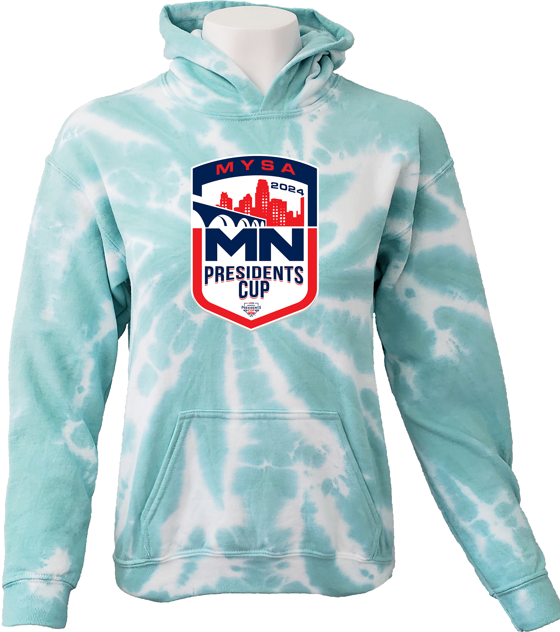 Tie-Dye Hoodies - 2024 USYS MN Presidents Cup