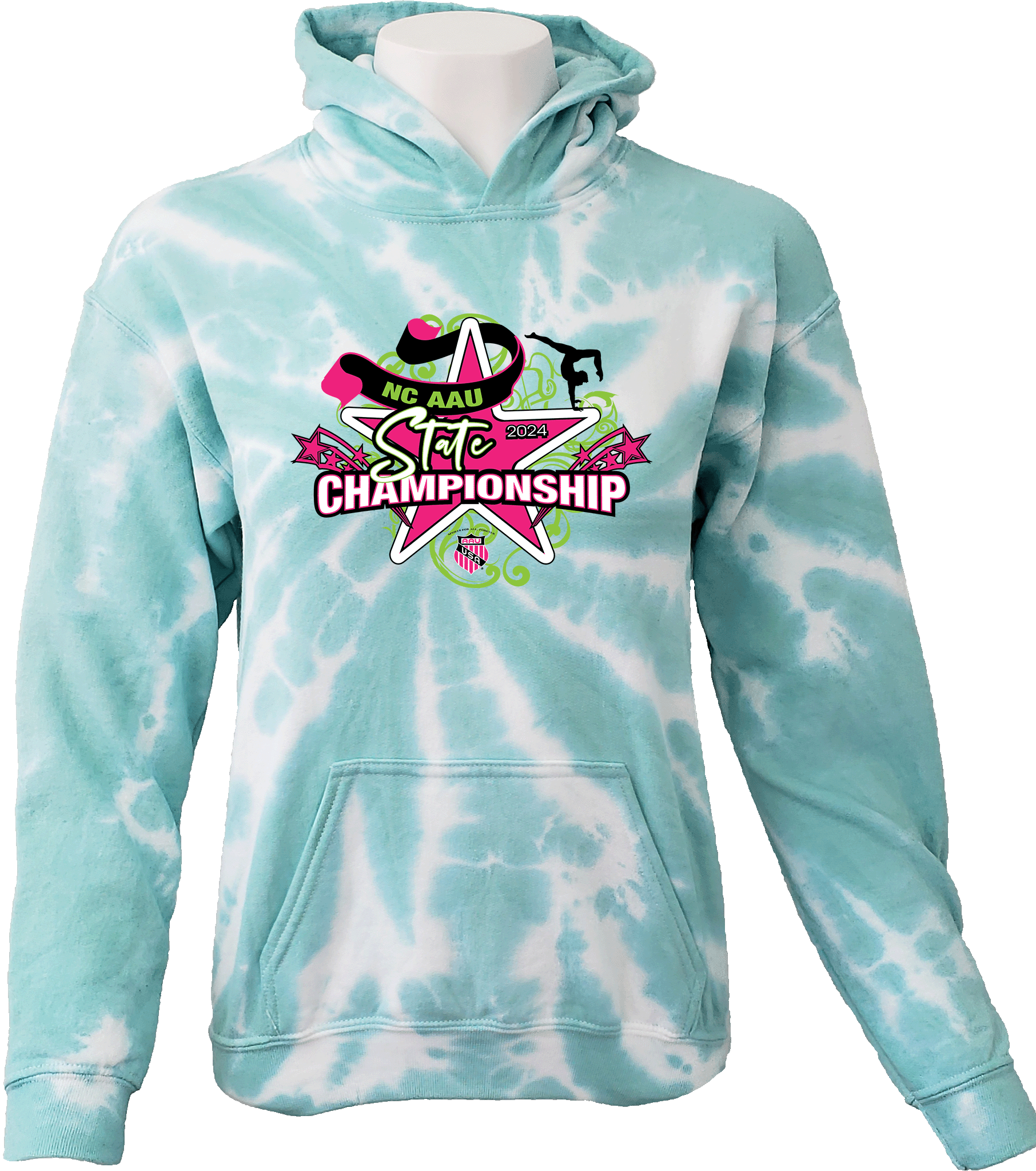 Tie-Dye Hoodies - 2024 NC AAU State Championship