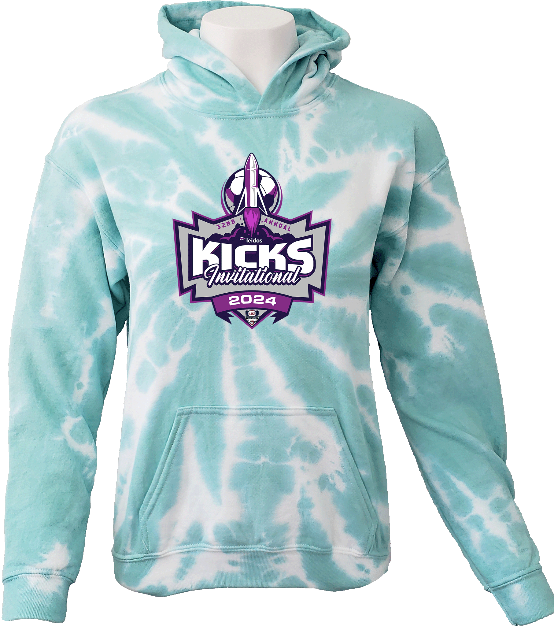 Tie-Dye Hoodies - 2024 Leidos Kicks Invitational