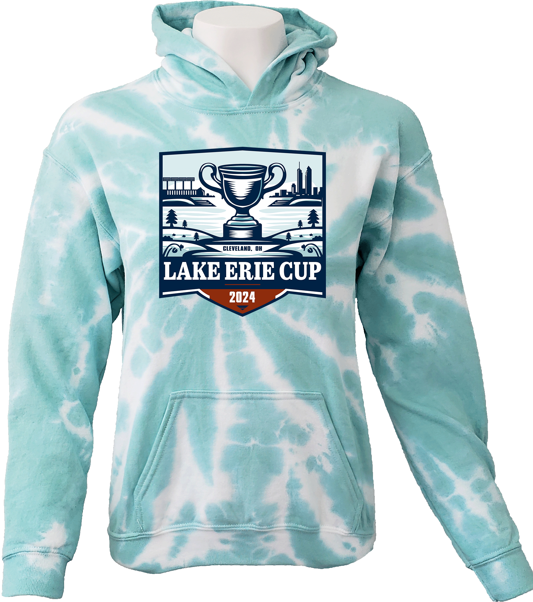 Tie-Dye Hoodies - 2024 Lake Erie Cup