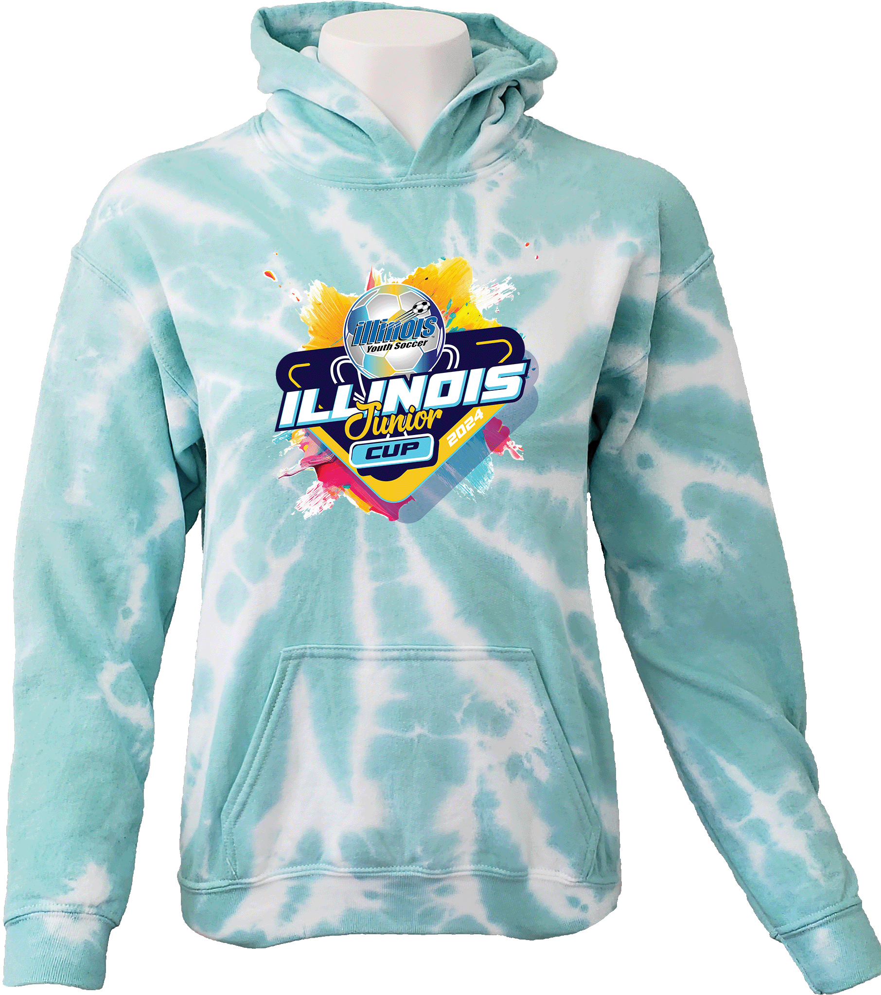 Tie-Dye Hoodies - 2024 USYS Illinois Junior Cup