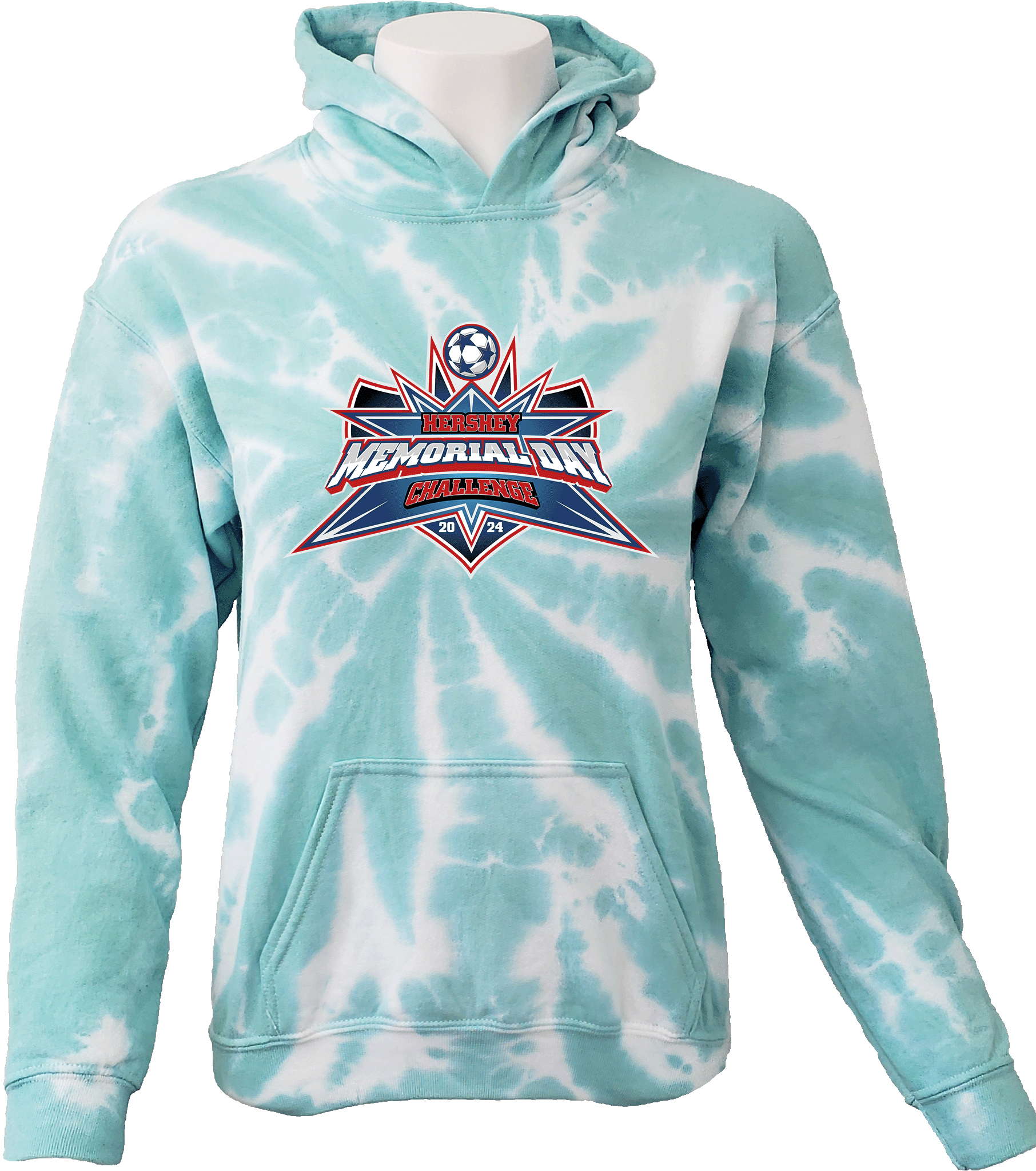 Tie-Dye Hoodies - 2024 Hershey Memorial Day Challenge