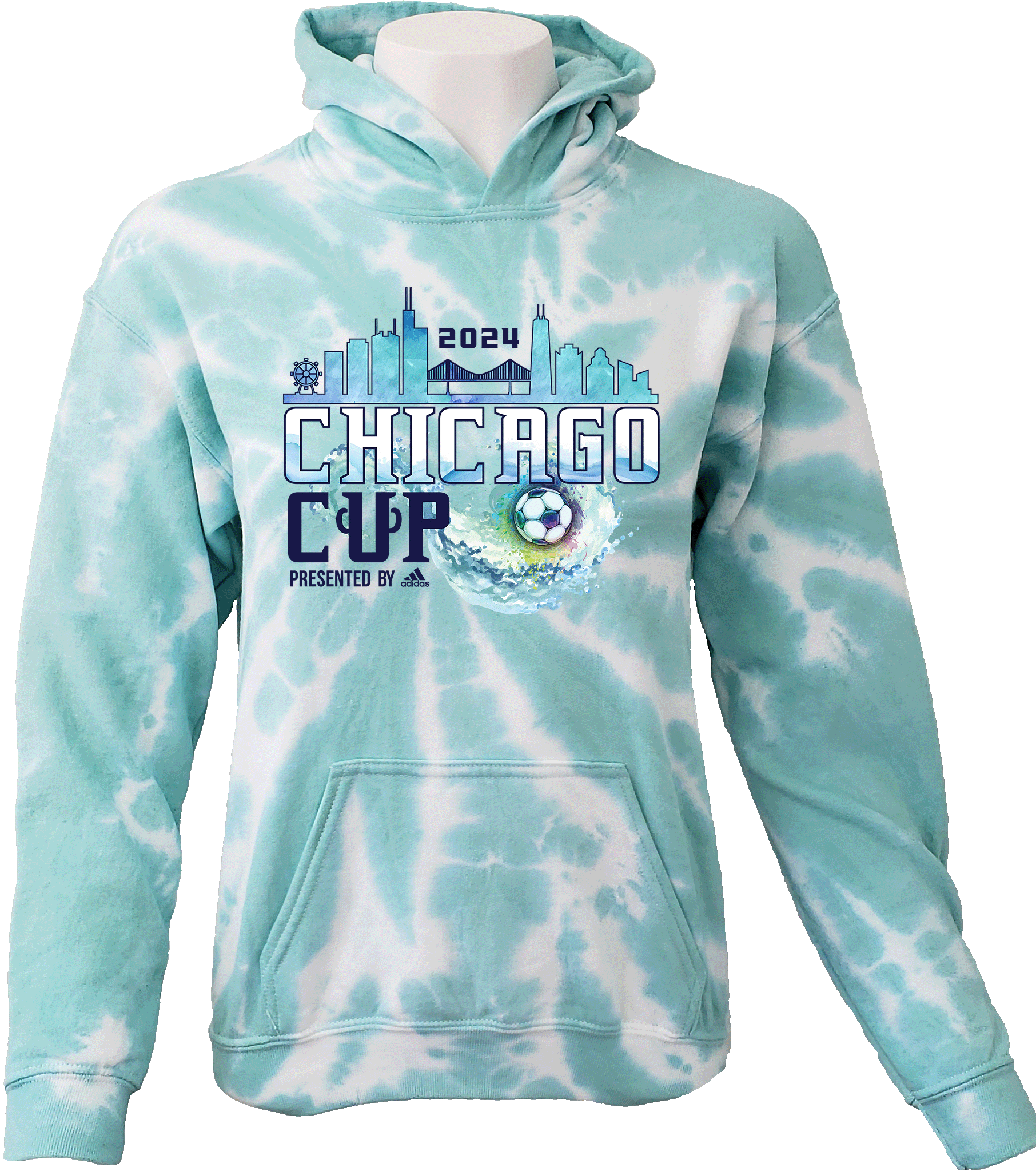 Tie-Dye Hoodies - 2024 Chicago Cup