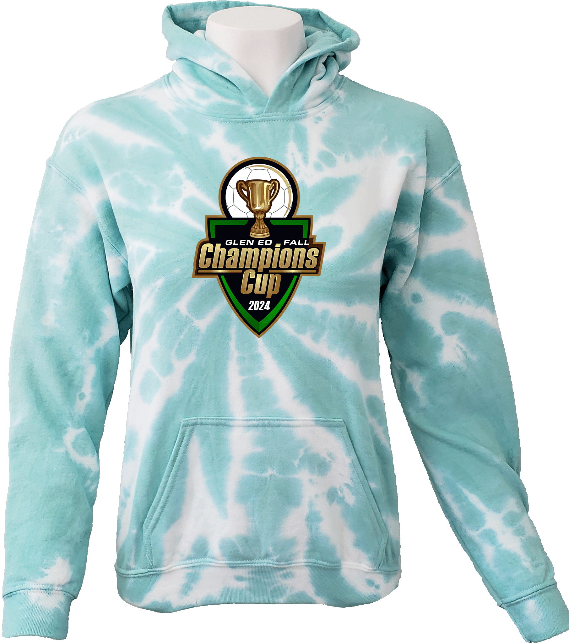 Tie-Dye Hoodies - 2024 Glen-Ed Fall Champions Cup