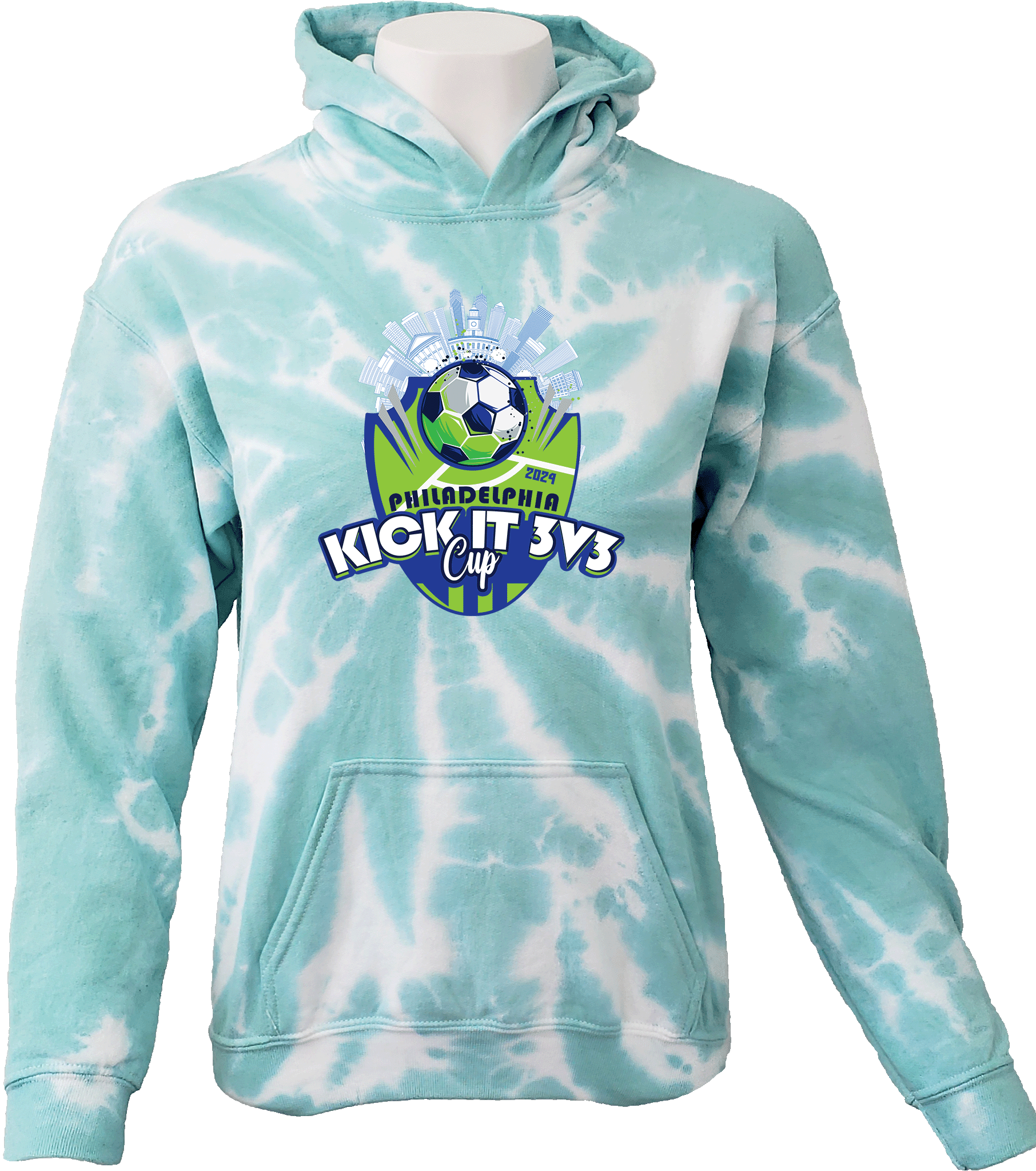 Tie-Dye Hoodies - 2024 Kick It 3v3 West-Mont United