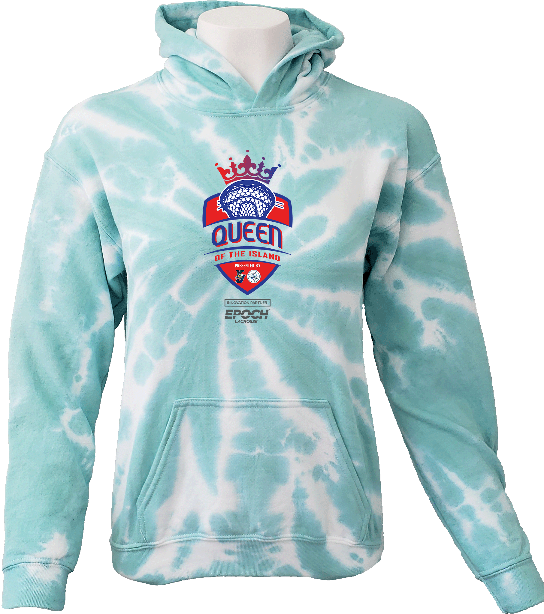 Tie-Dye Hoodies - 2024 Queen Of The Island (Fall)