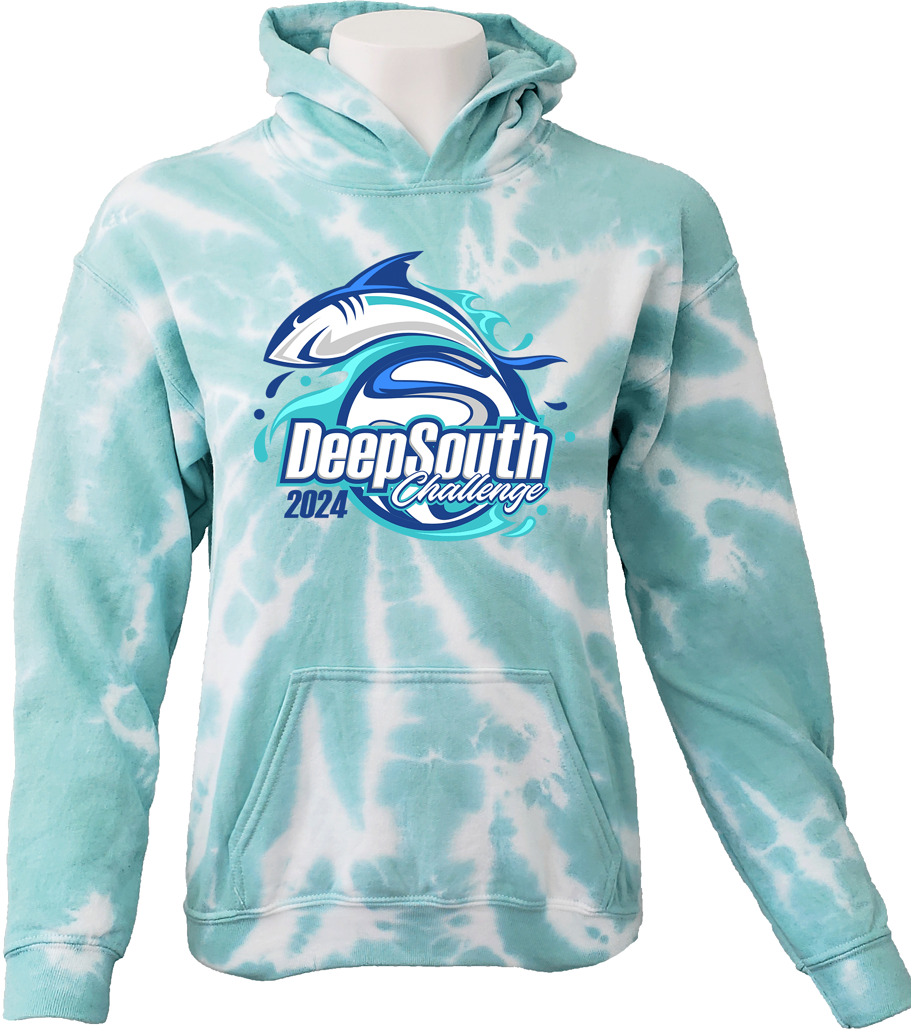 Tie-Dye Hoodies - 2024 Deep South Challenge