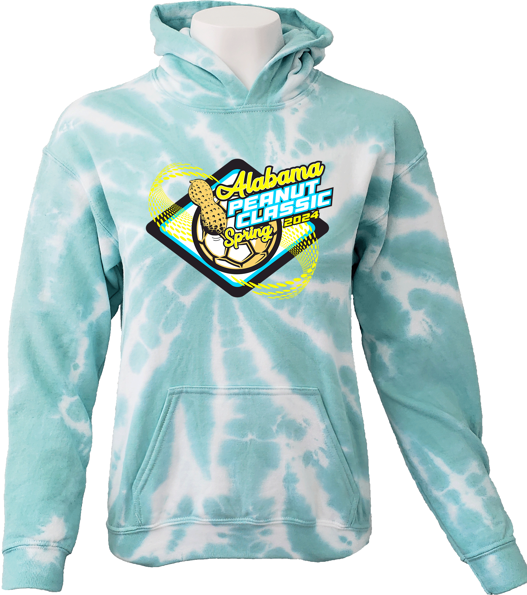 Tie-Dye Hoodies - 2024 Alabama Peanut Classic Spring