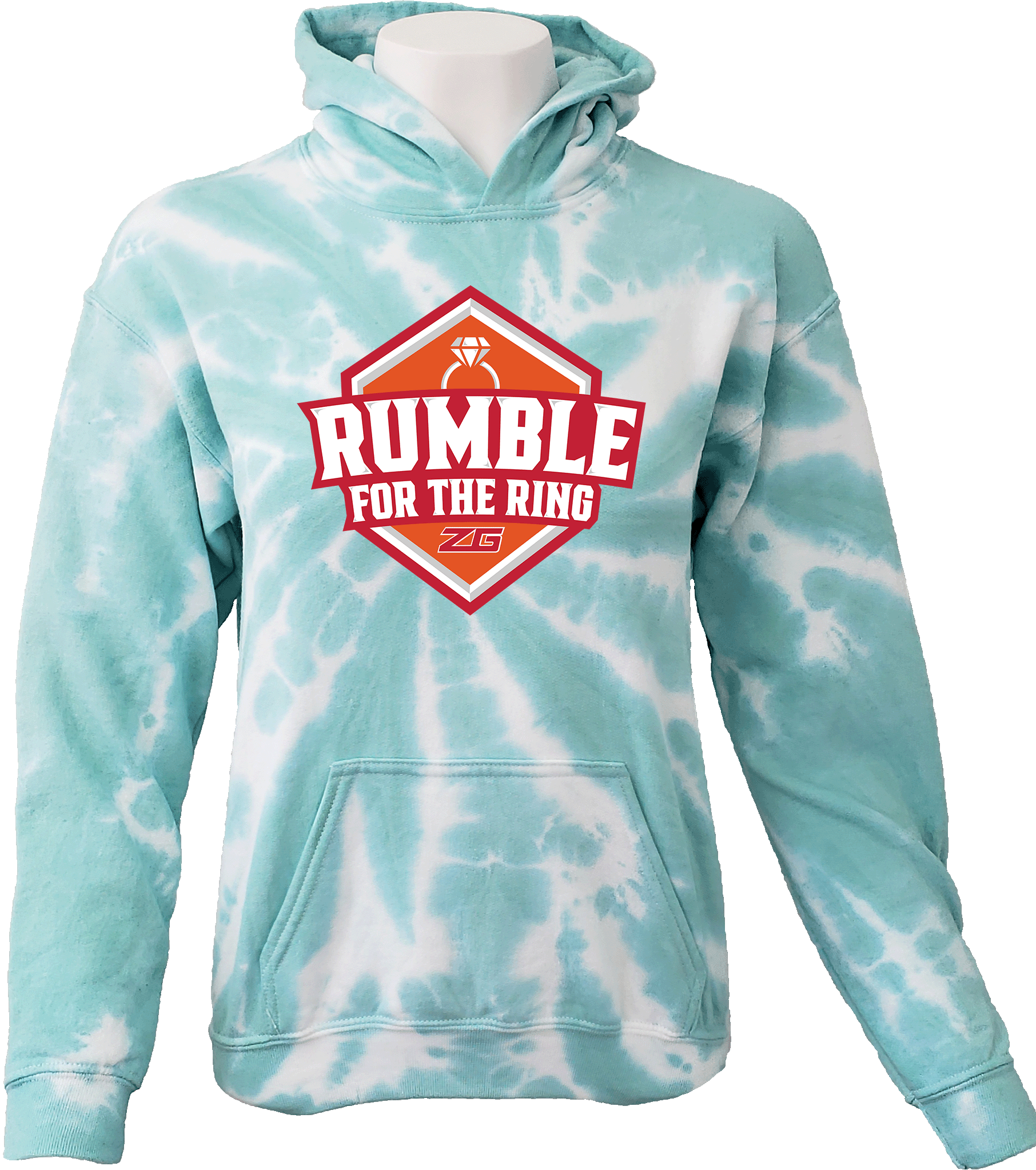 Tie-Dye Hoodies - 2024 Zero Gravity Rumble for the Ring (NY)