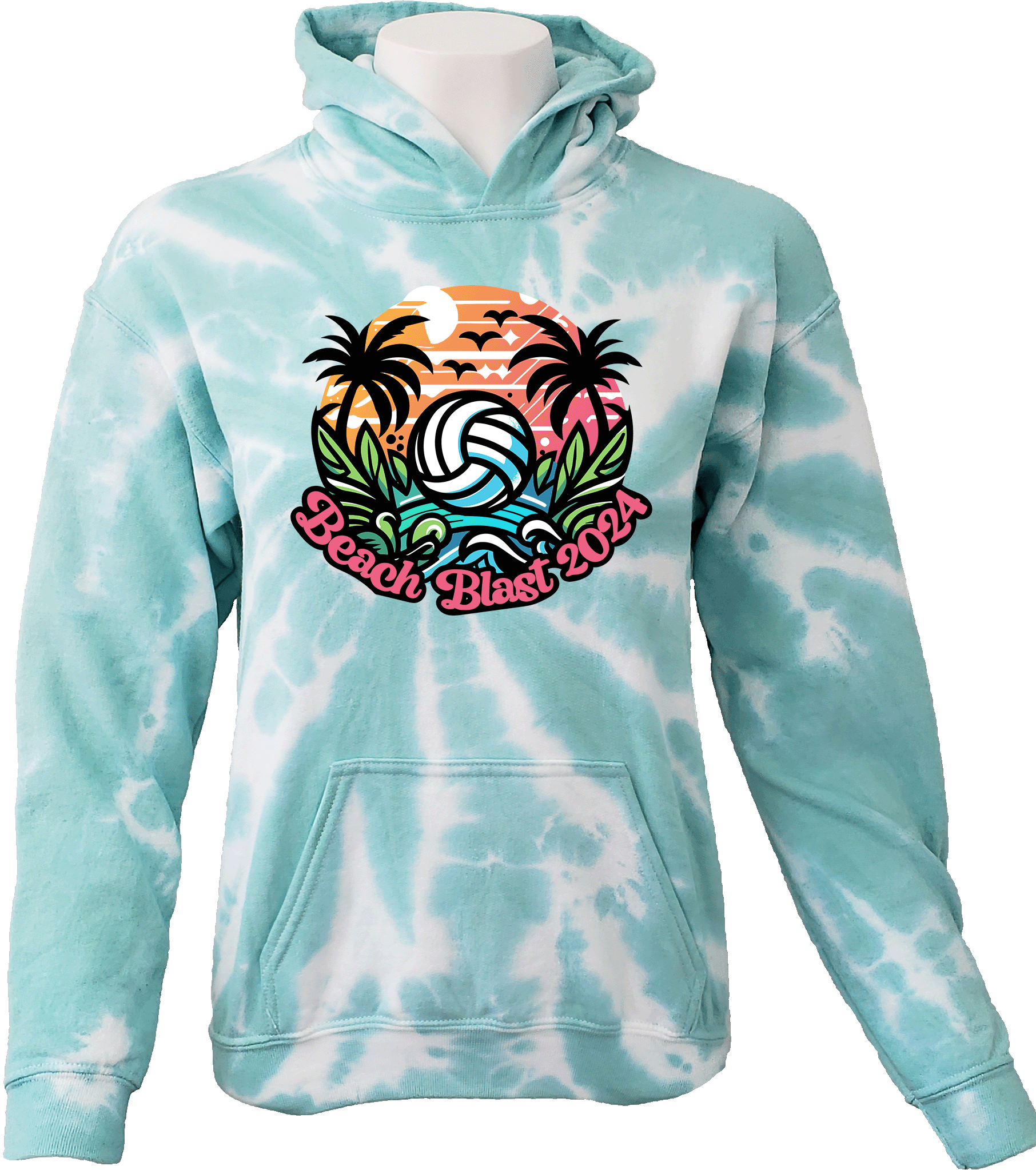 Tie-Dye Hoodies - 2024 4th Annual Beach Blast