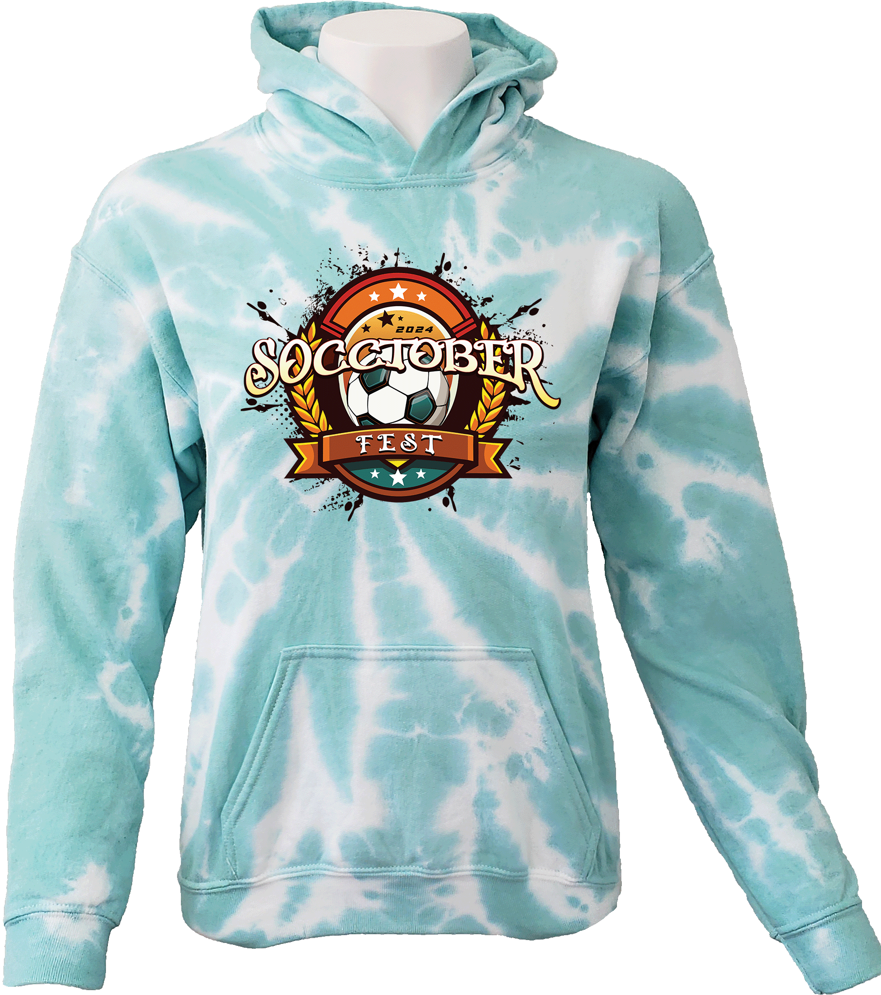 Tie-Dye Hoodies - 2024 Socctoberfest