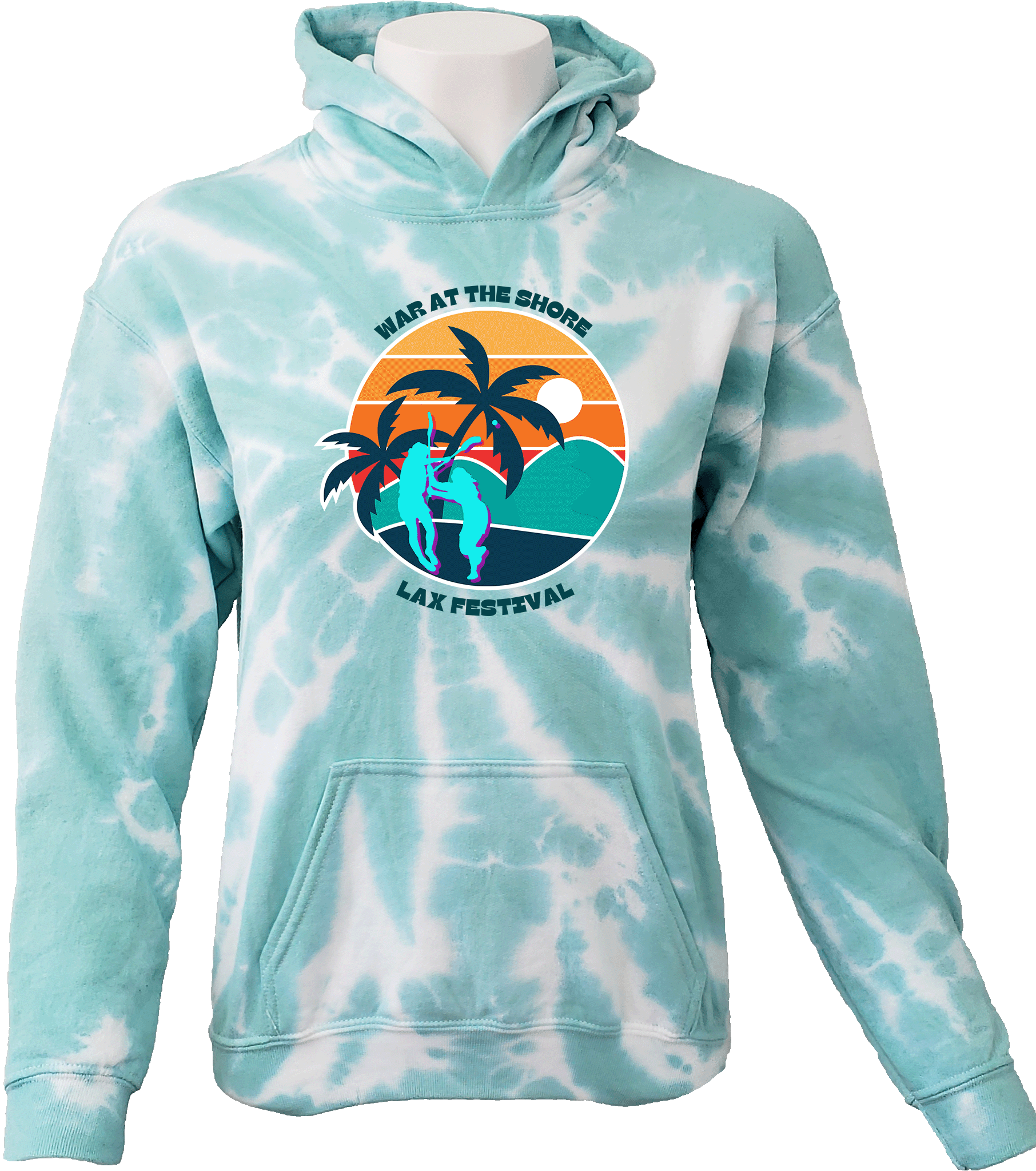 Tie-Dye Hoodies - 2024 War At The Shore