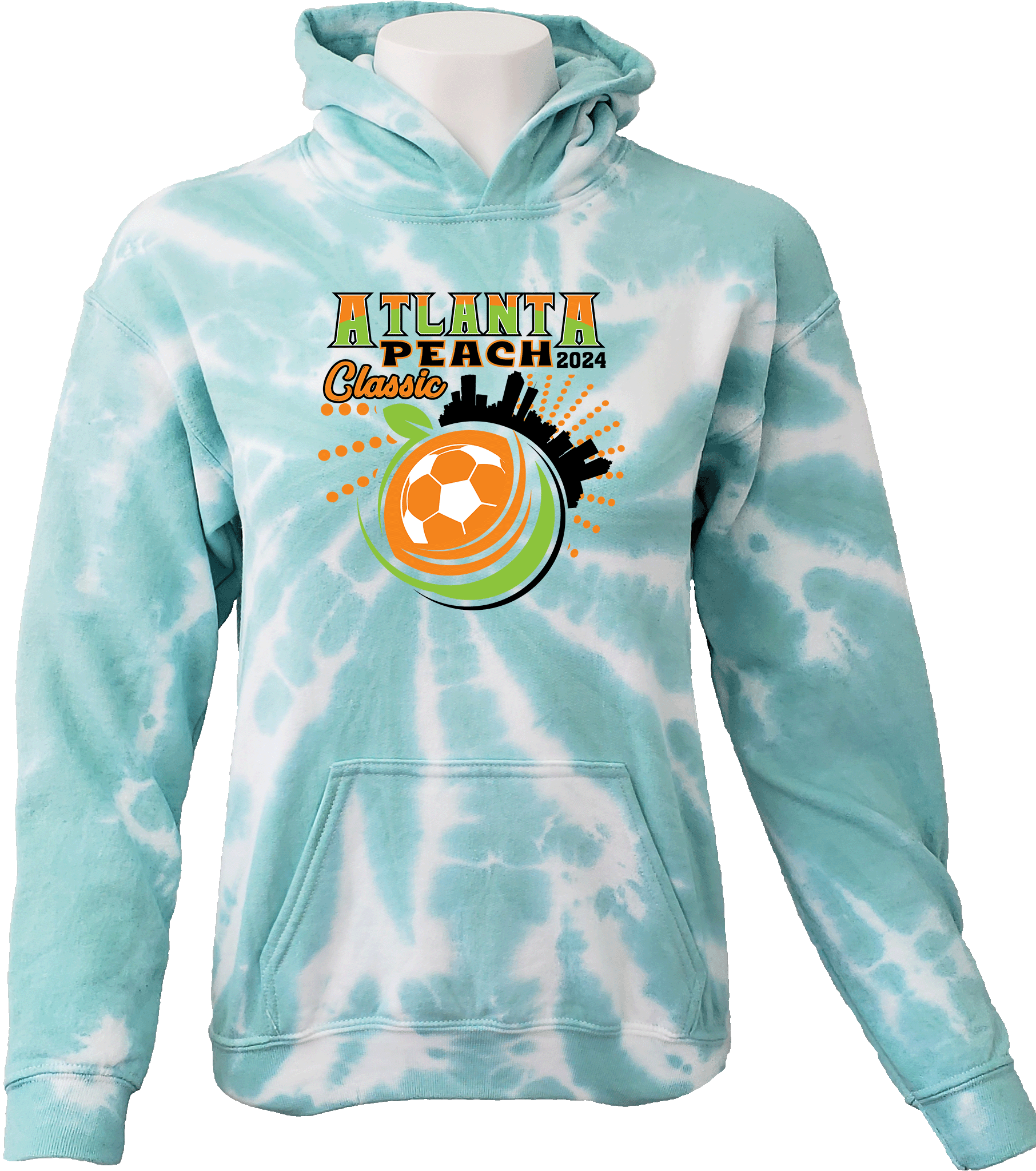 Tie-Dye Hoodies - 2024 Atlanta Peach Classic