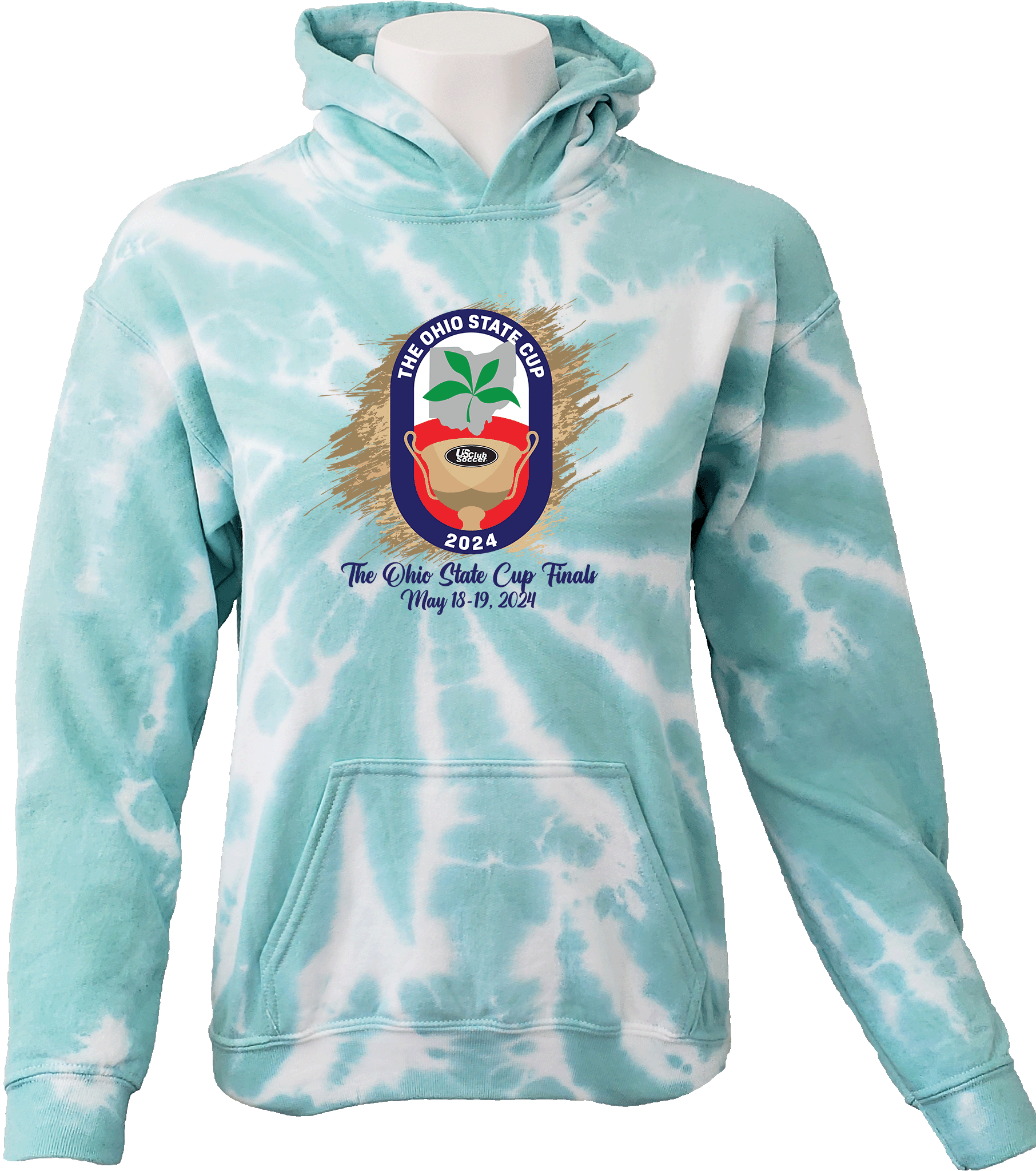 Tie-Dye Hoodies - 2024 US Club Ohio State Cup Finals