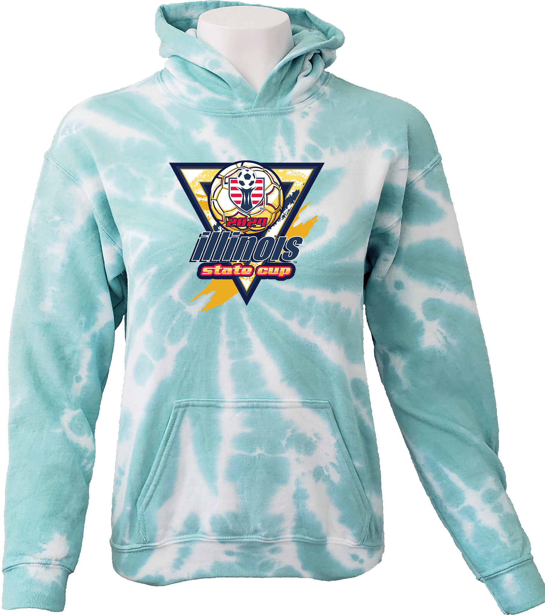 Tie-Dye Hoodies - 2024 USYS IL State Cup