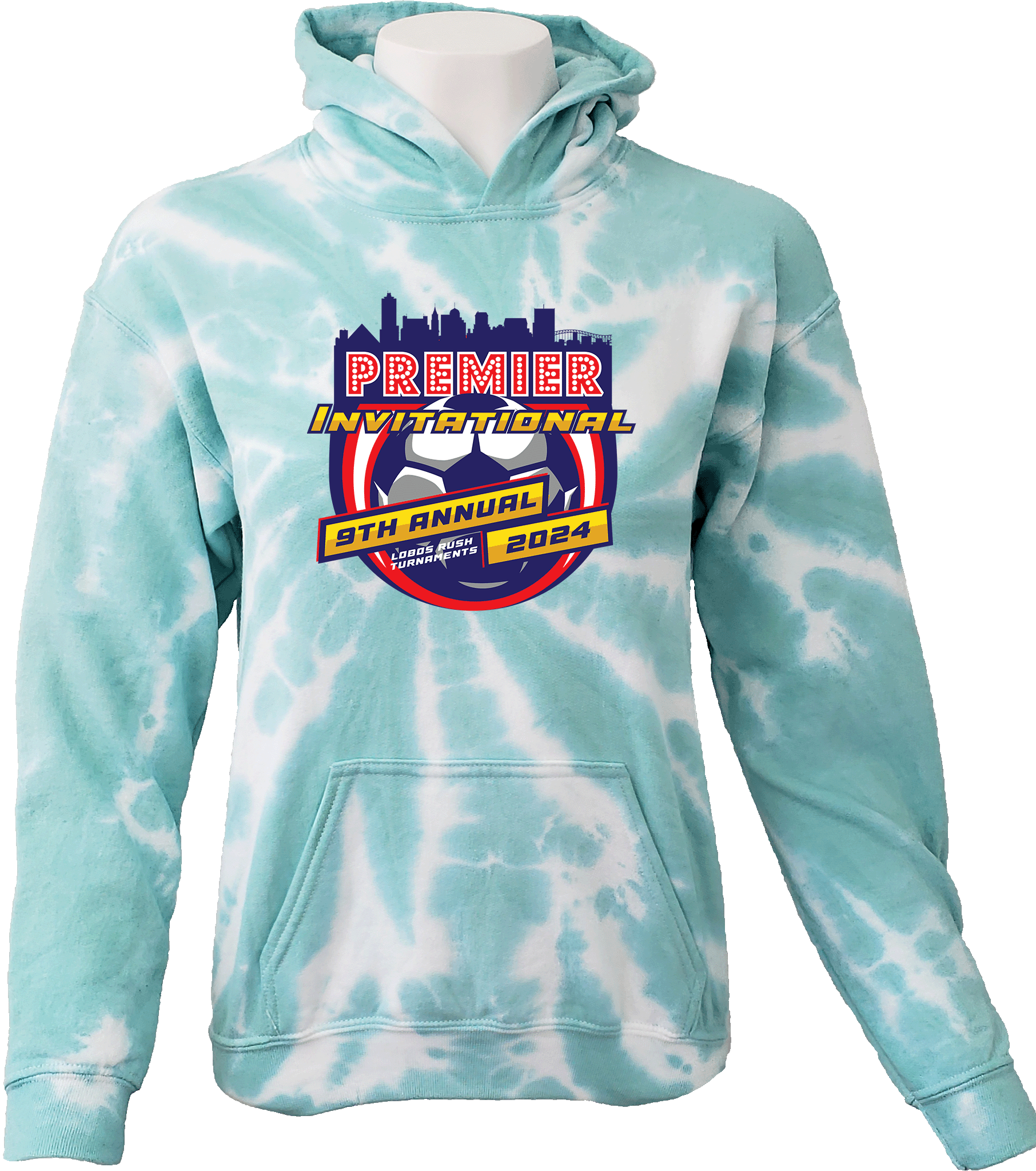 Tie-Dye Hoodies - 2024 9th Annual Premier Invitational