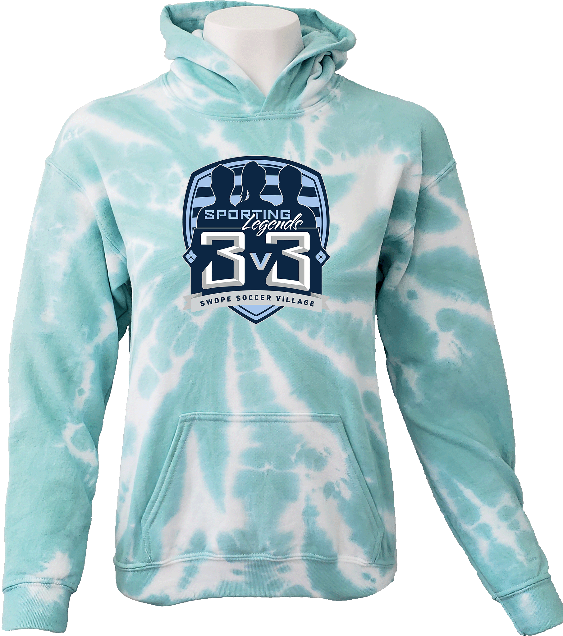 Tie-Dye Hoodies - 2024 Sporting Legends 3v3