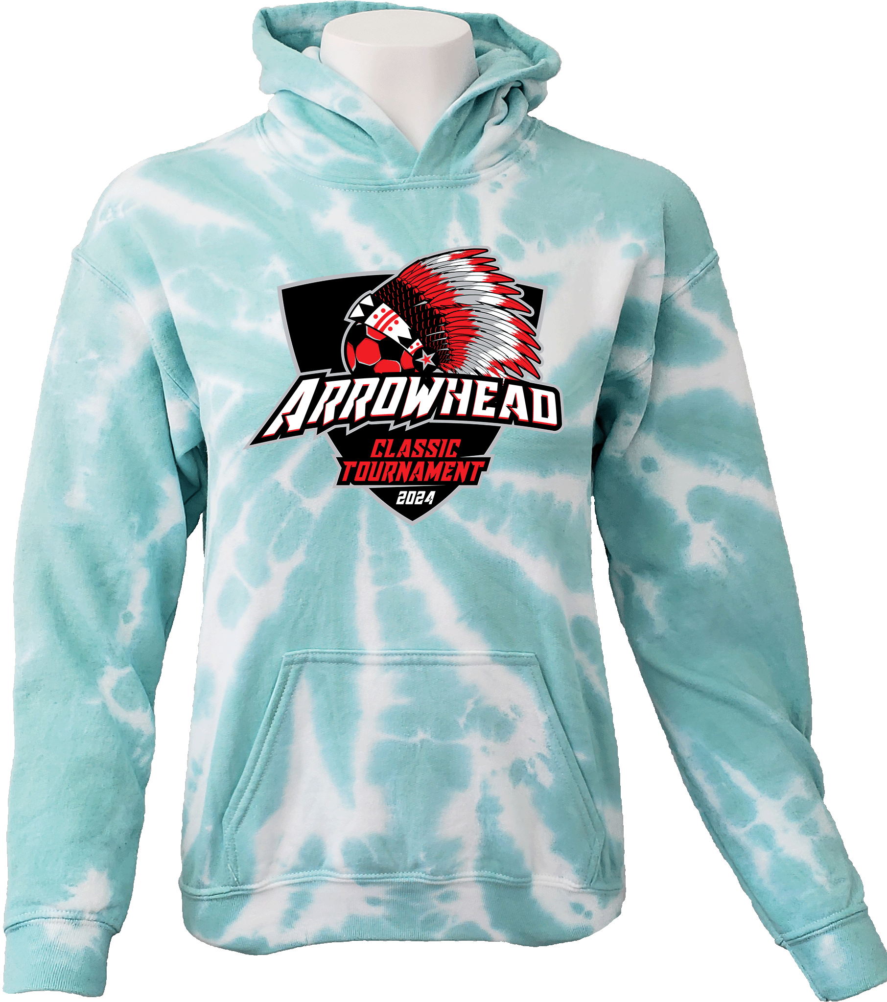 Tie-Dye Hoodies - 2024 Arrowhead Classic Tournament