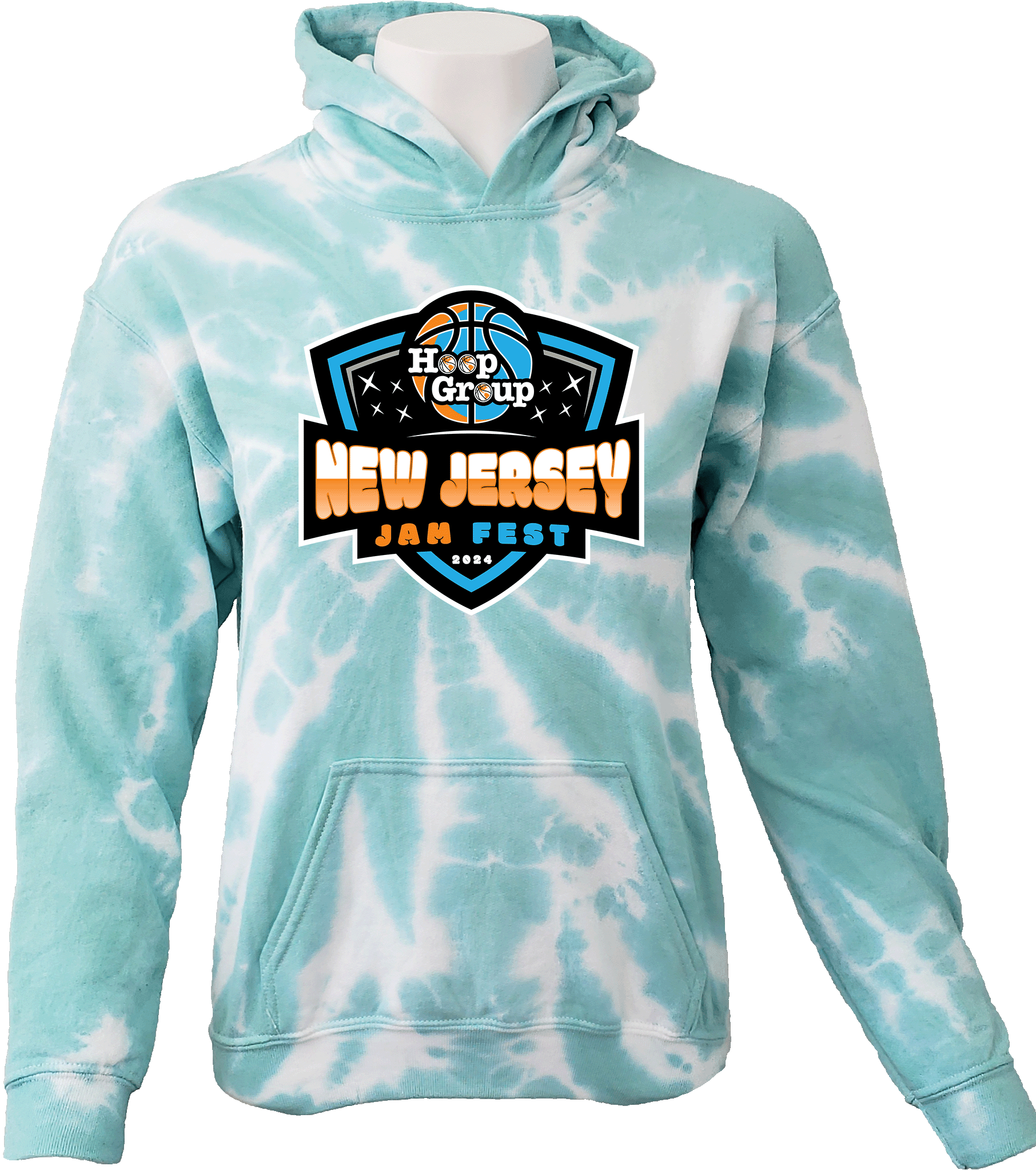 Tie-Dye Hoodies - 2024 Girls New Jersey Jam Fest