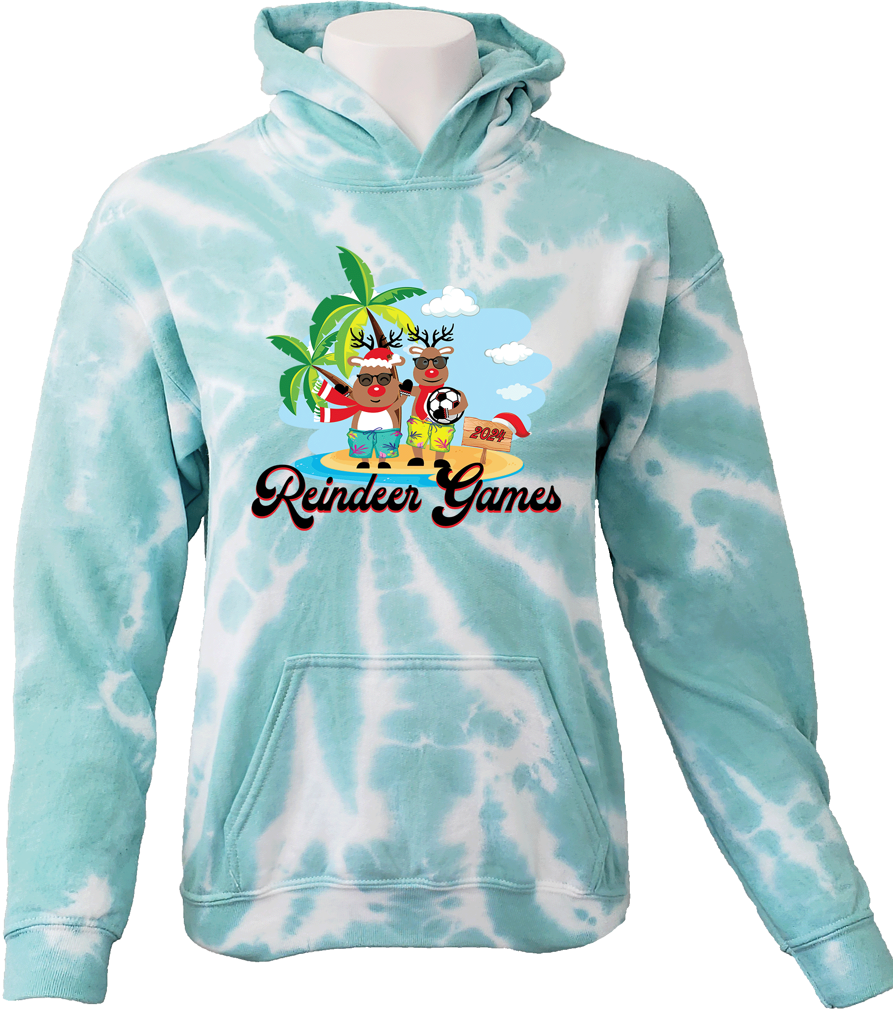 Tie-Dye Hoodies - 2024 Reindeer Games (July)