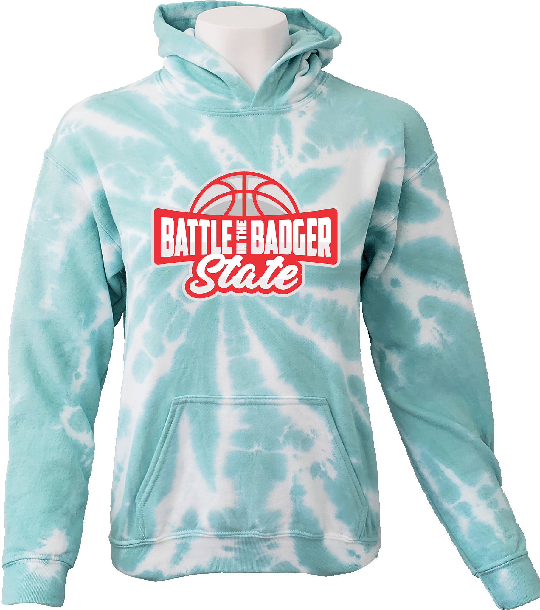 Tie-Dye Hoodies - 2024 Battle In The Badger State