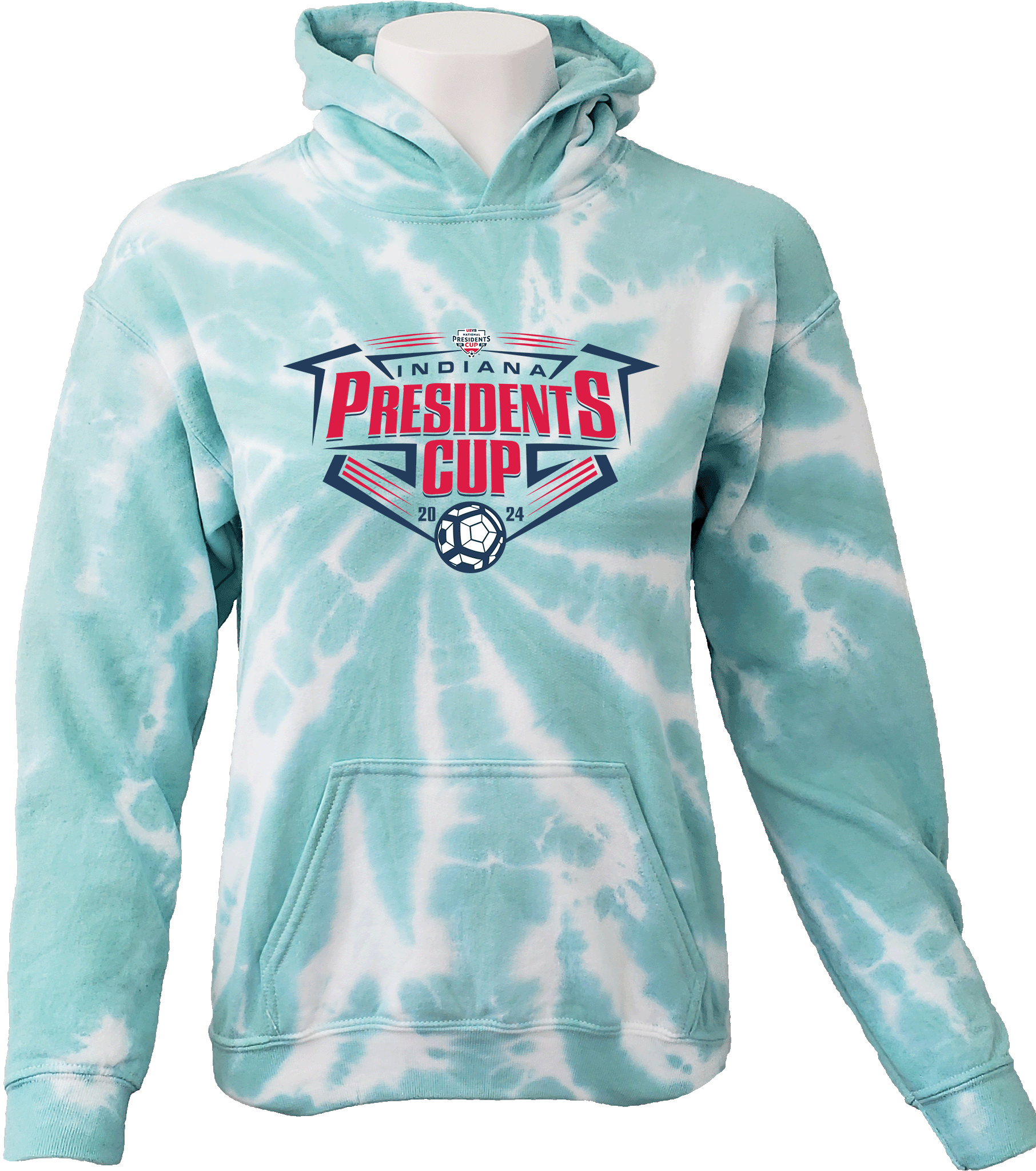 Tie-Dye Hoodies - 2024 USYS IN Presidents Cup