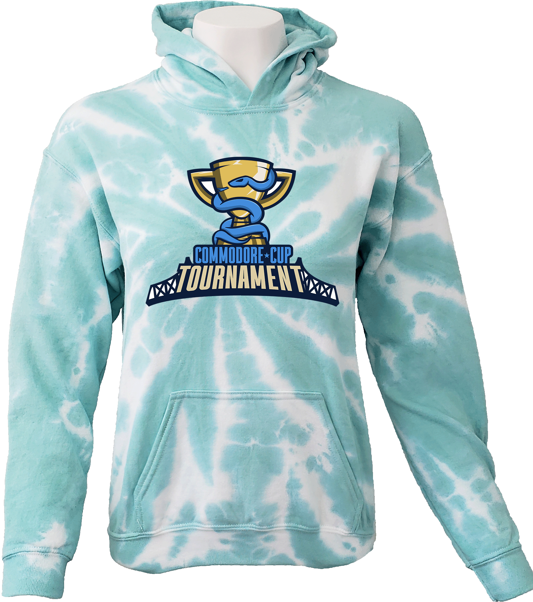 Tie-Dye Hoodies - 2024 Commodore Cup